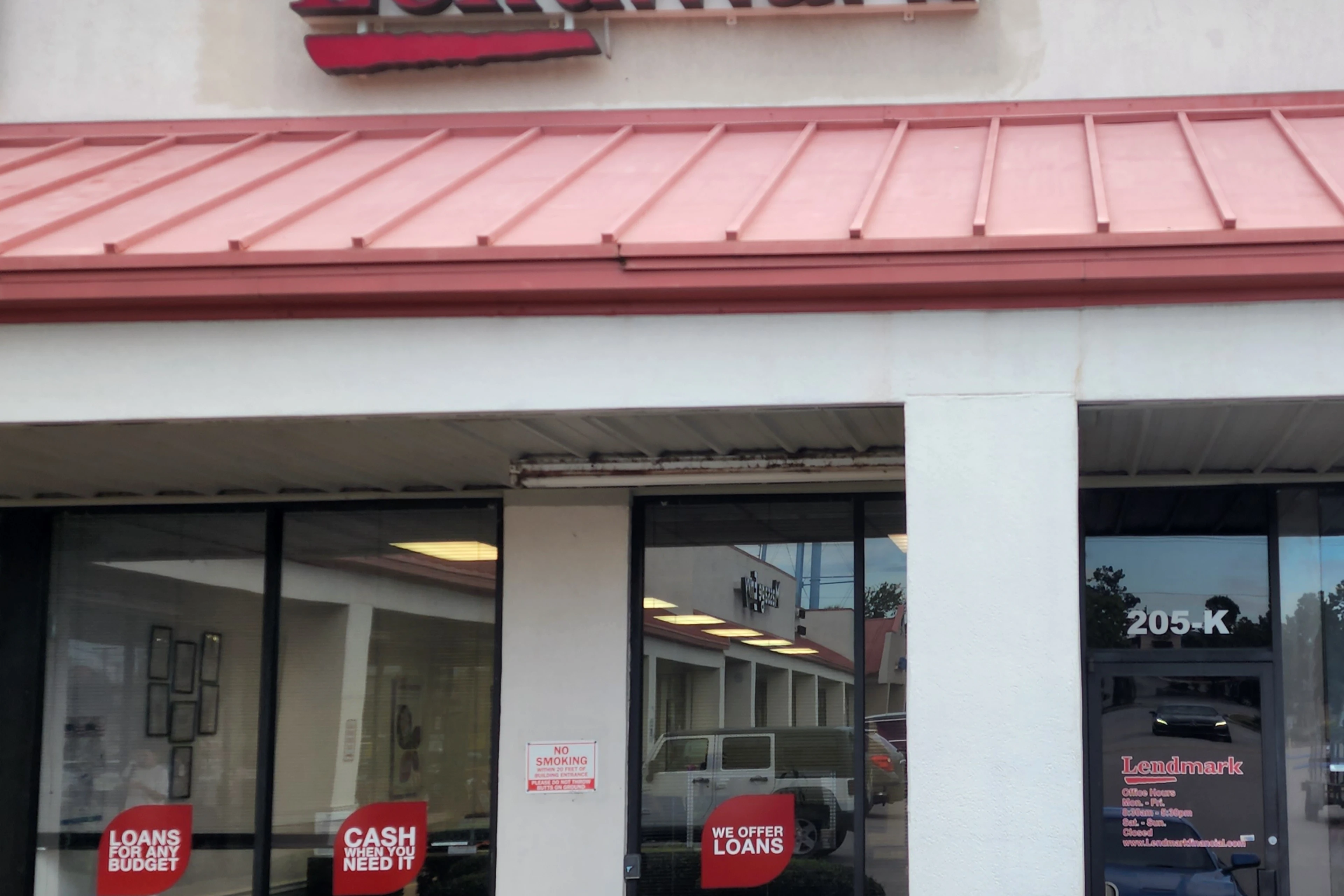 Exterior view of the branch location.