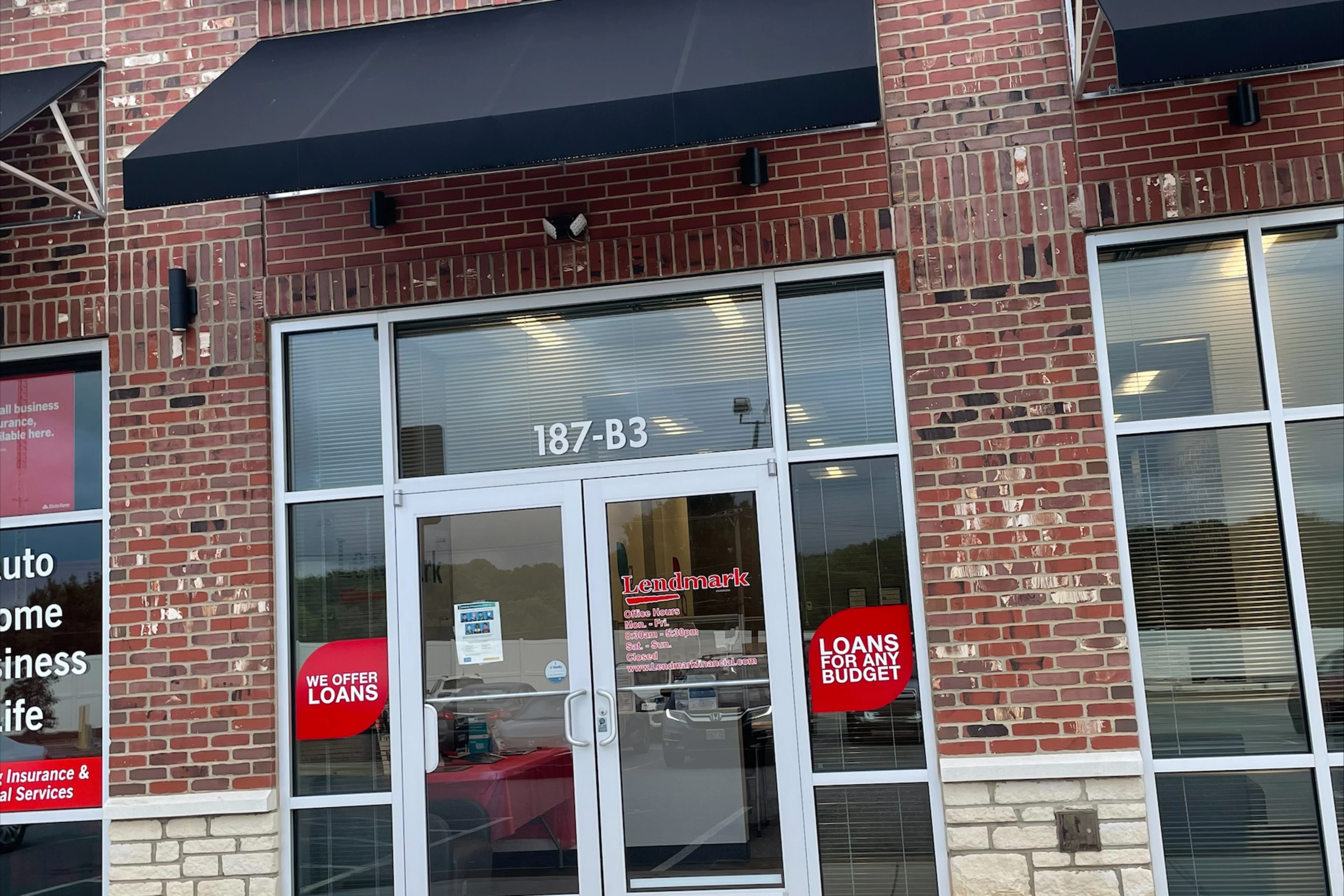 Exterior view of the branch location.