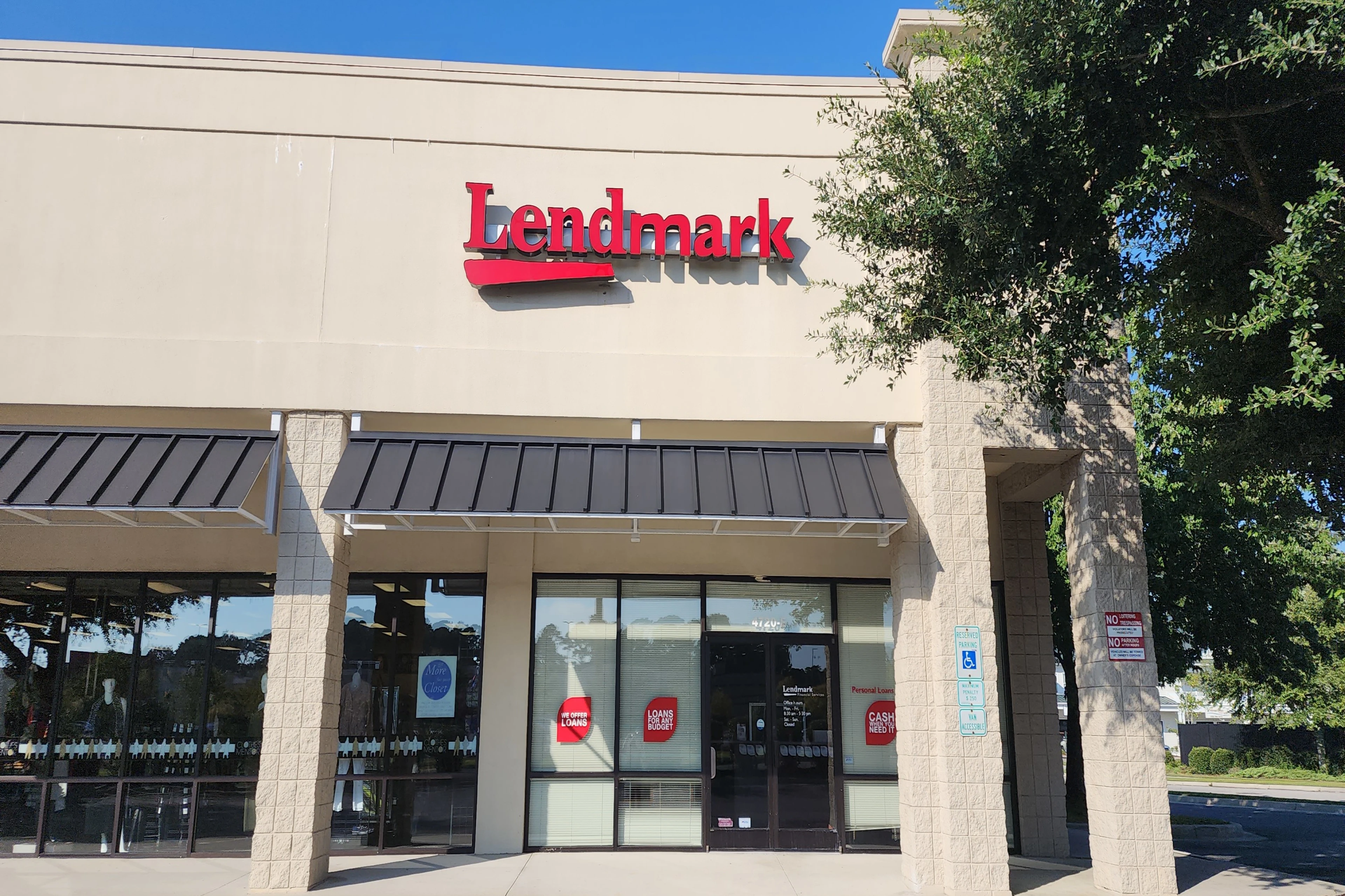 Exterior view of the branch location.