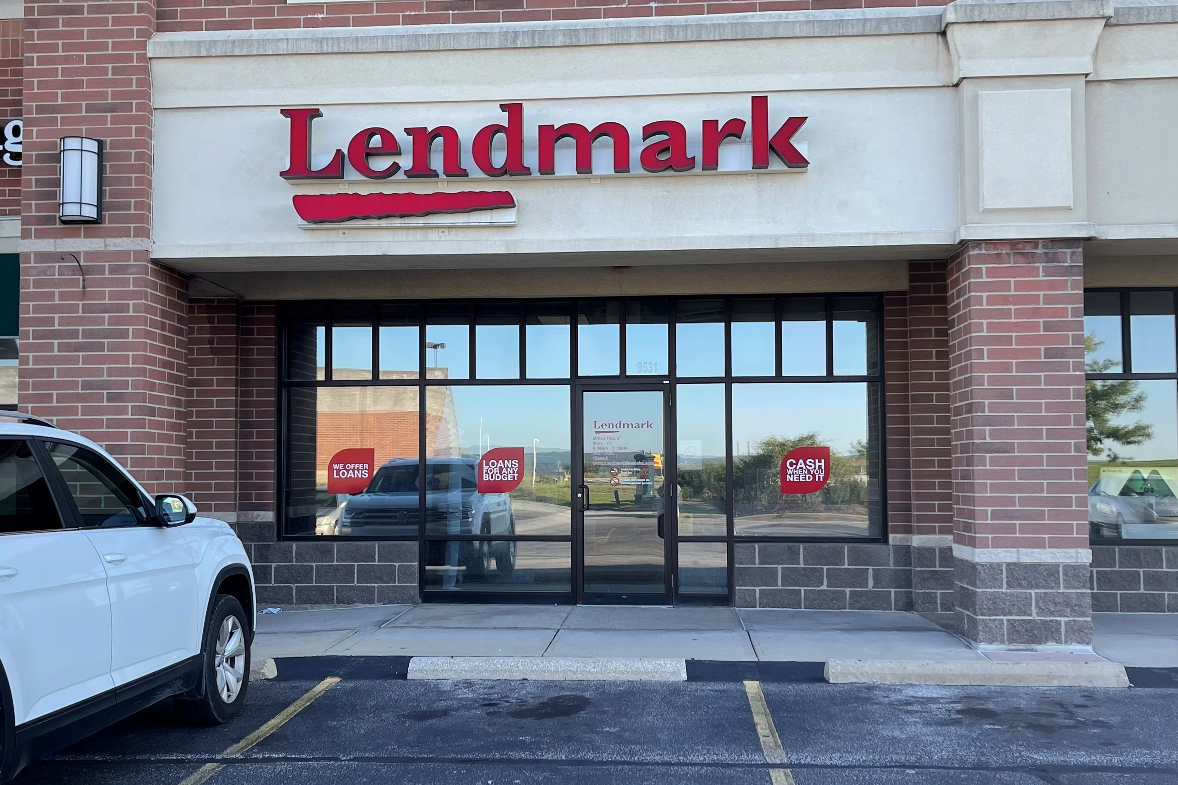 Exterior view of the branch location.