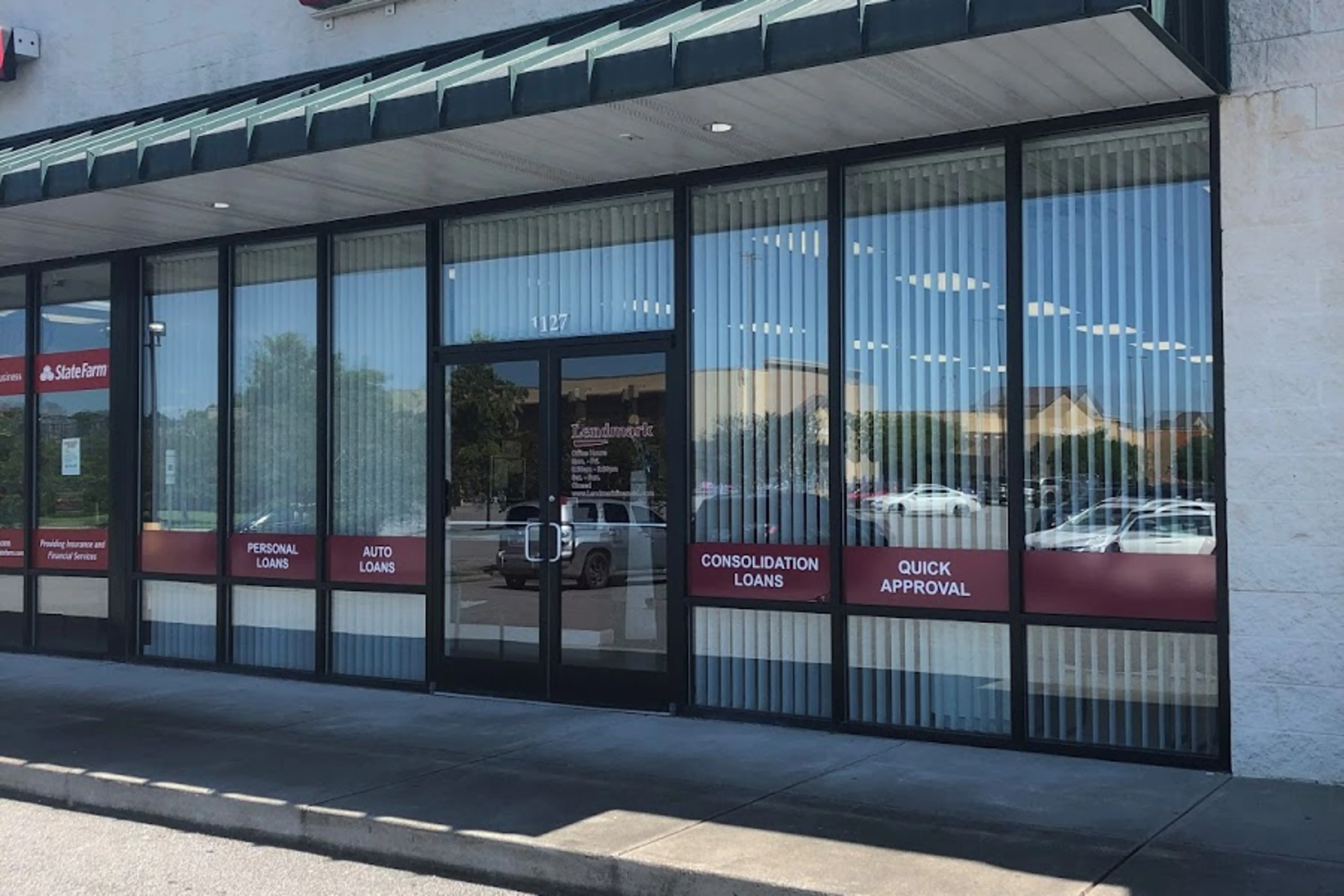 Exterior view of the branch location.