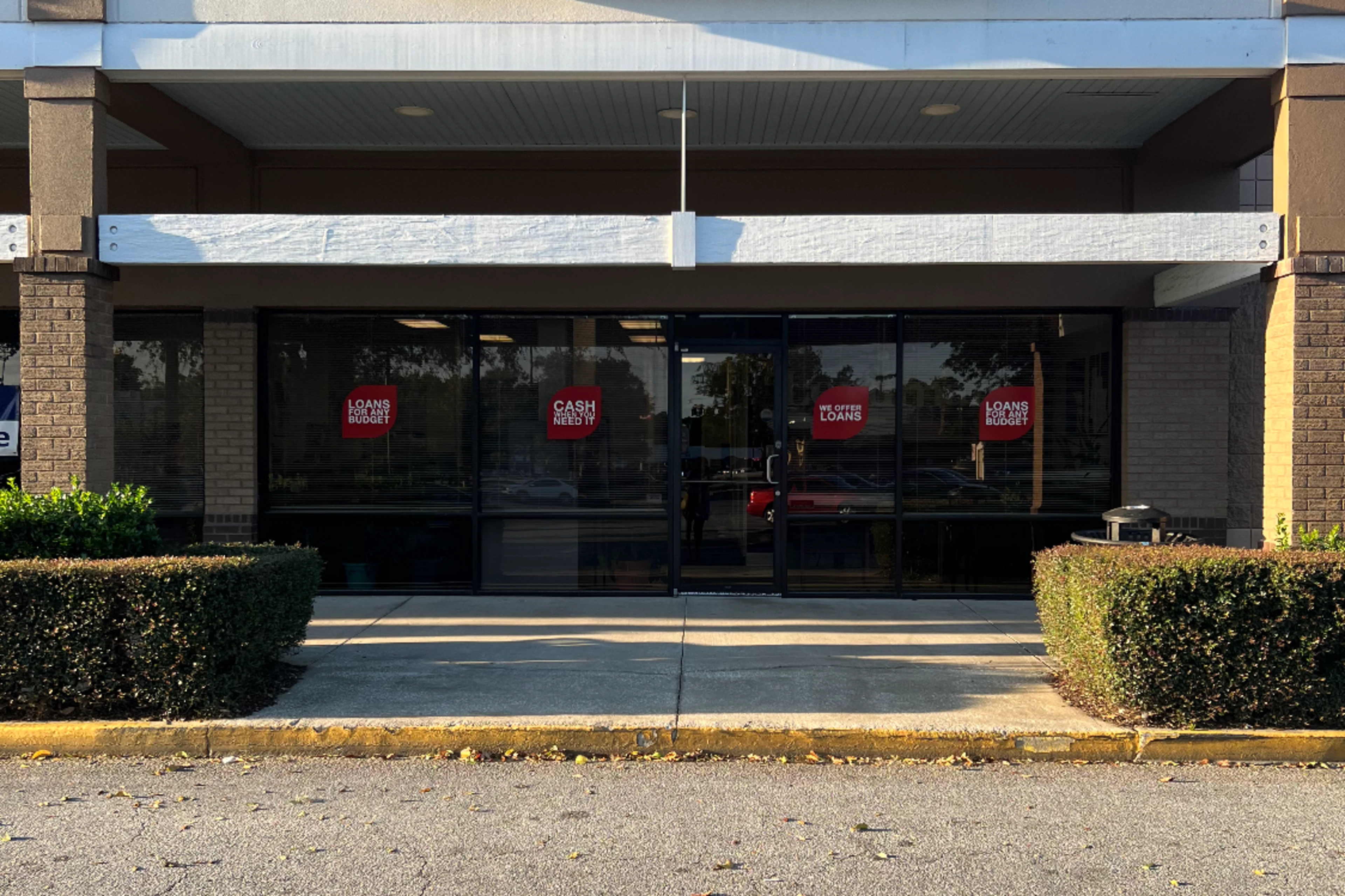 Exterior view of the branch location.