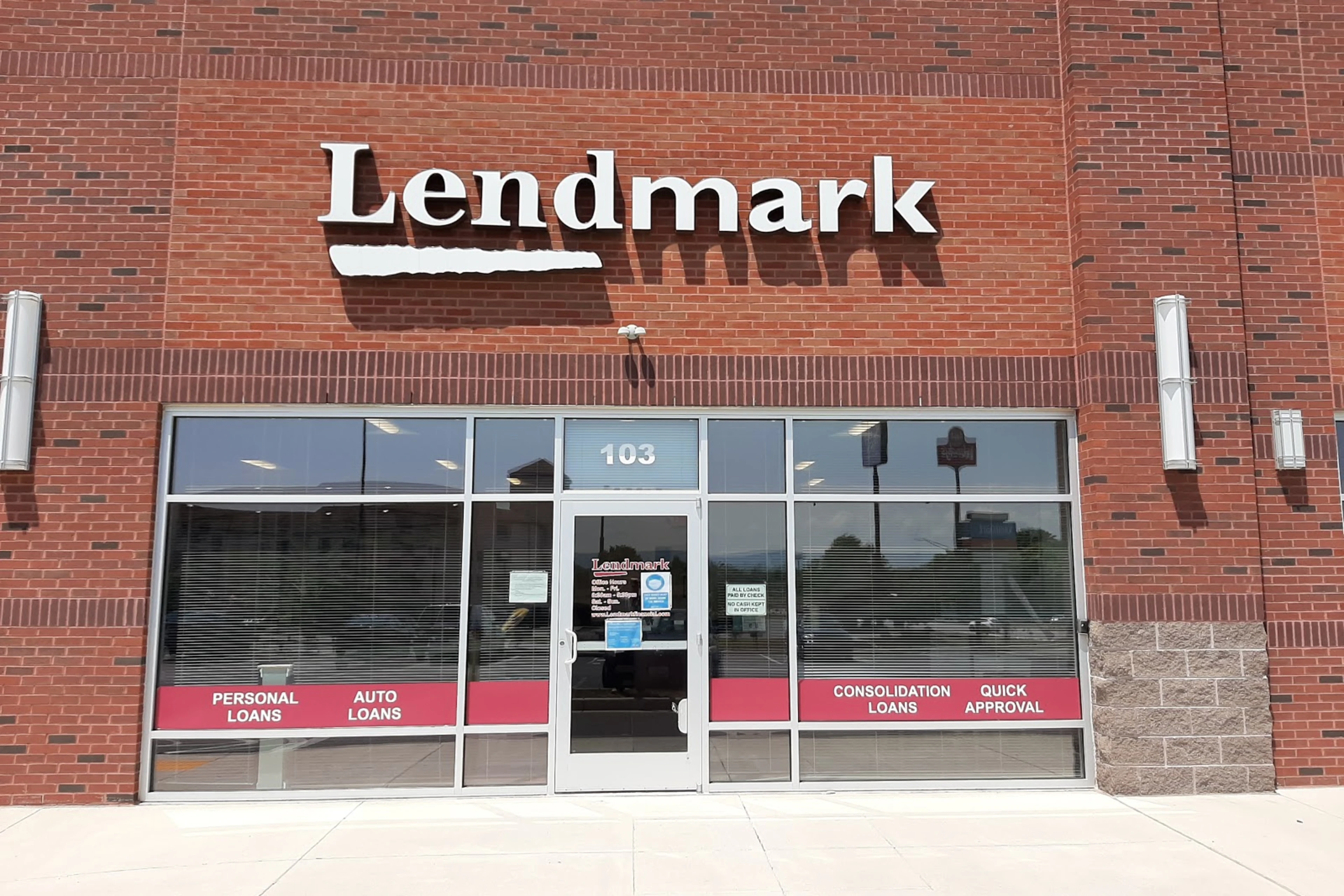 Exterior view of the branch location.
