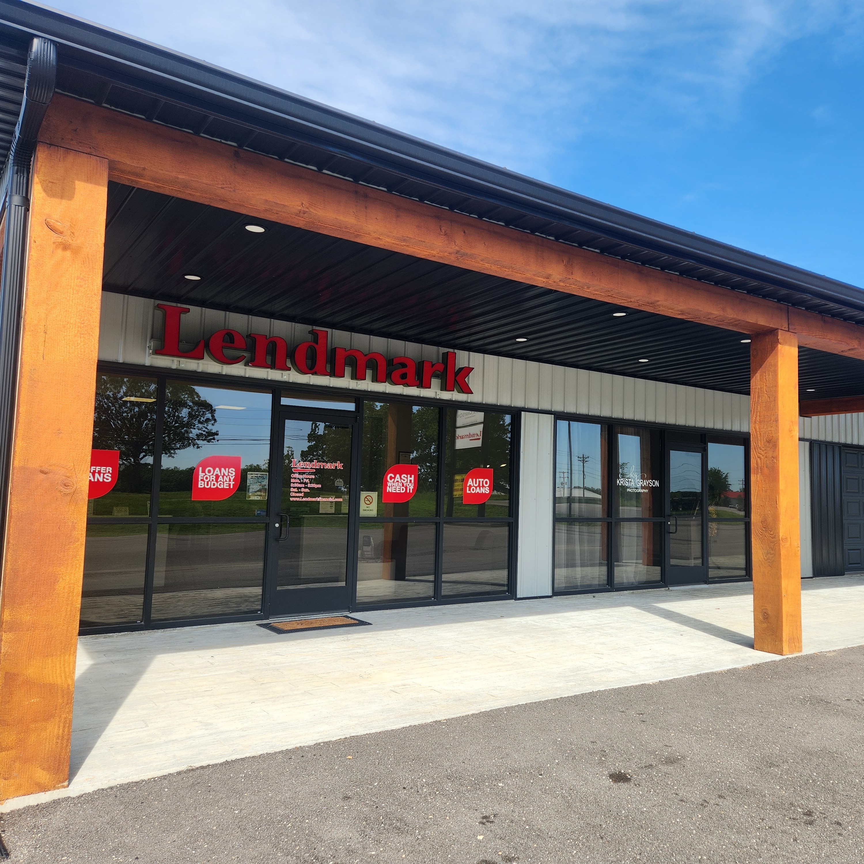 Exterior view of the branch location.