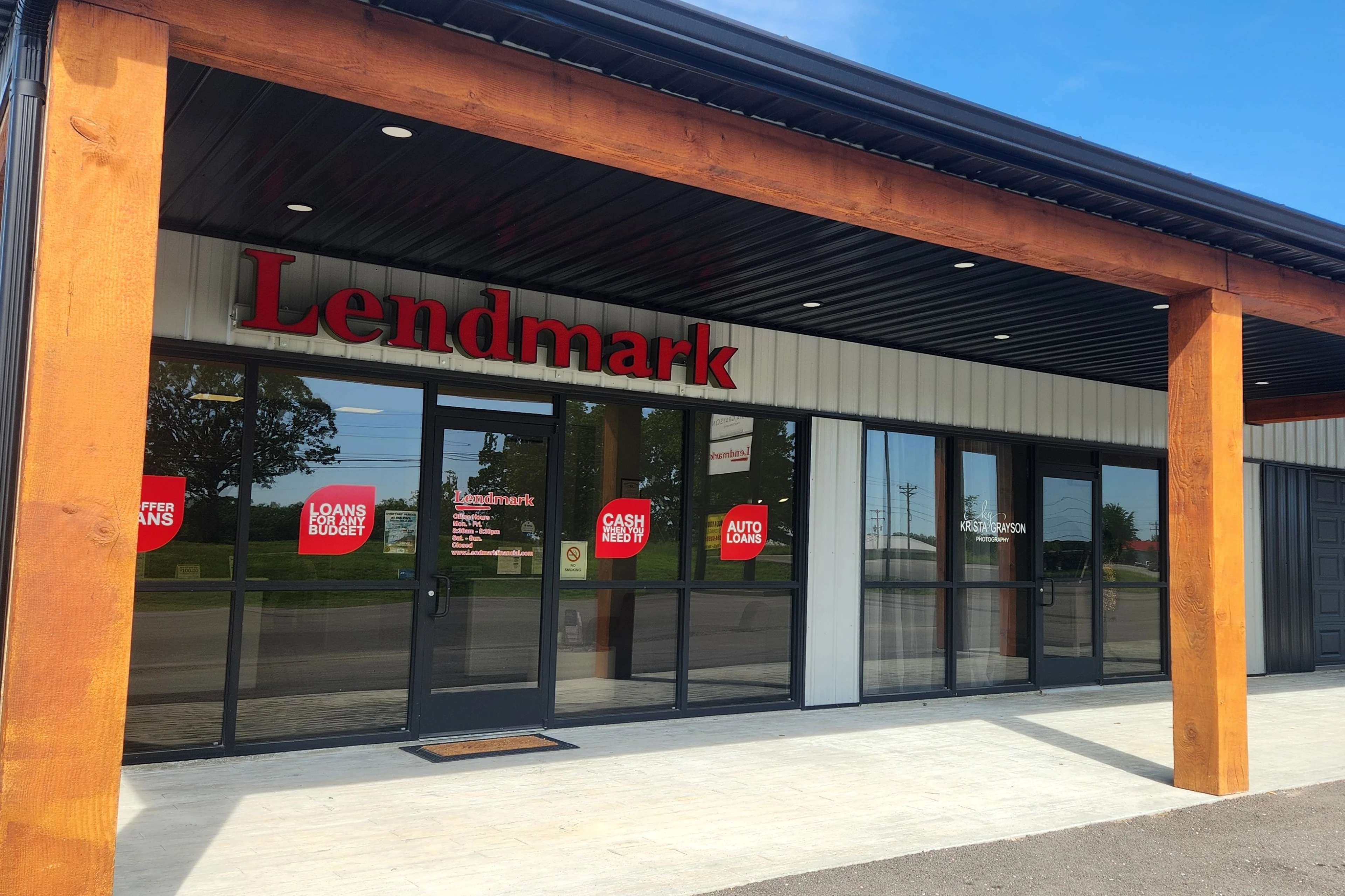 Exterior view of the branch location.
