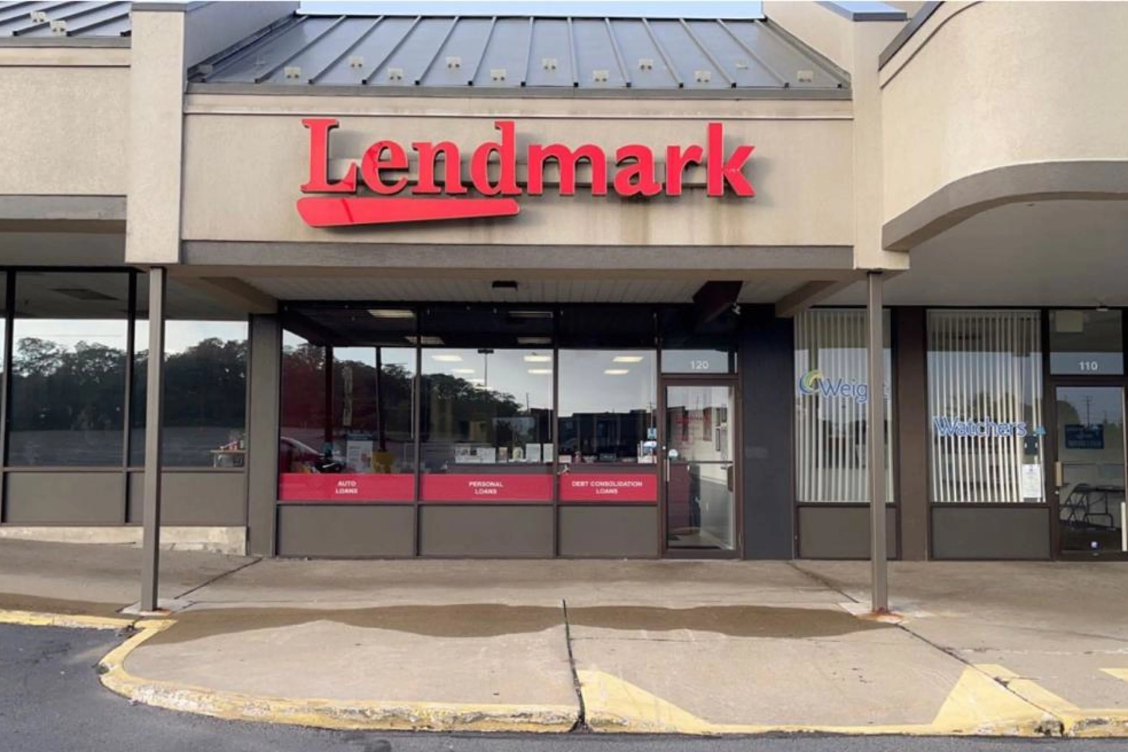 Exterior view of the branch location.