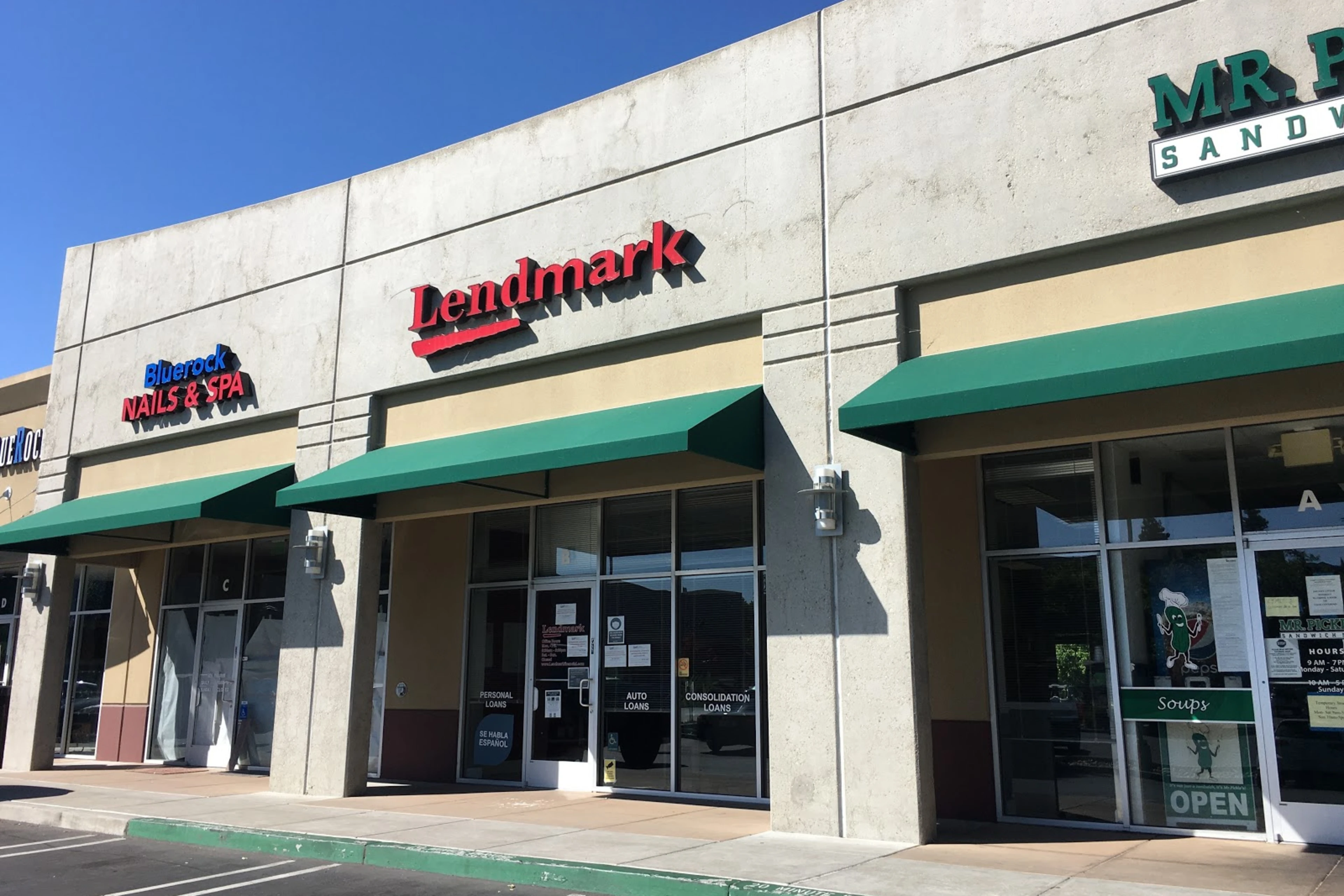 Exterior view of the branch location.