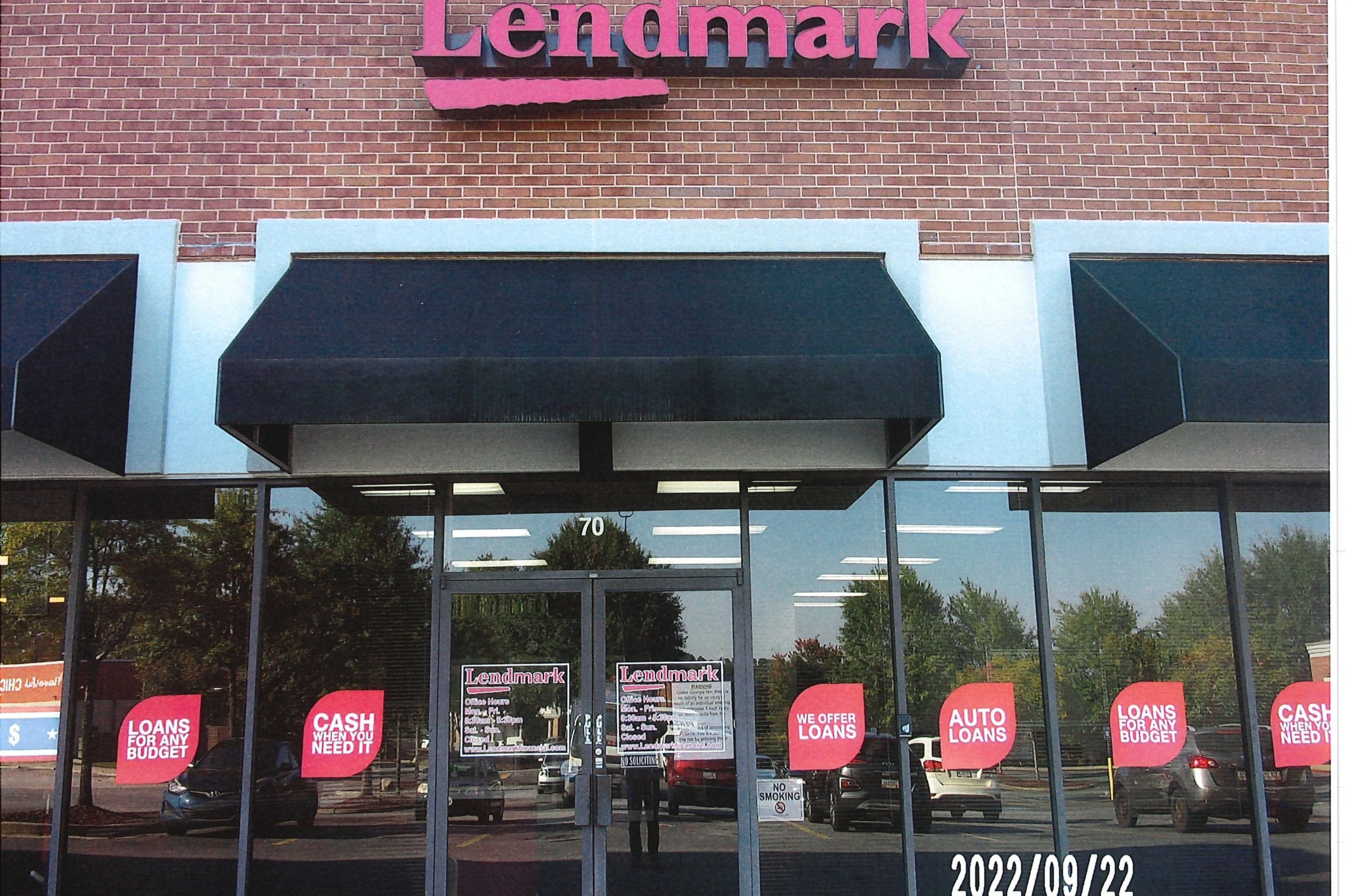 Exterior view of the branch location.