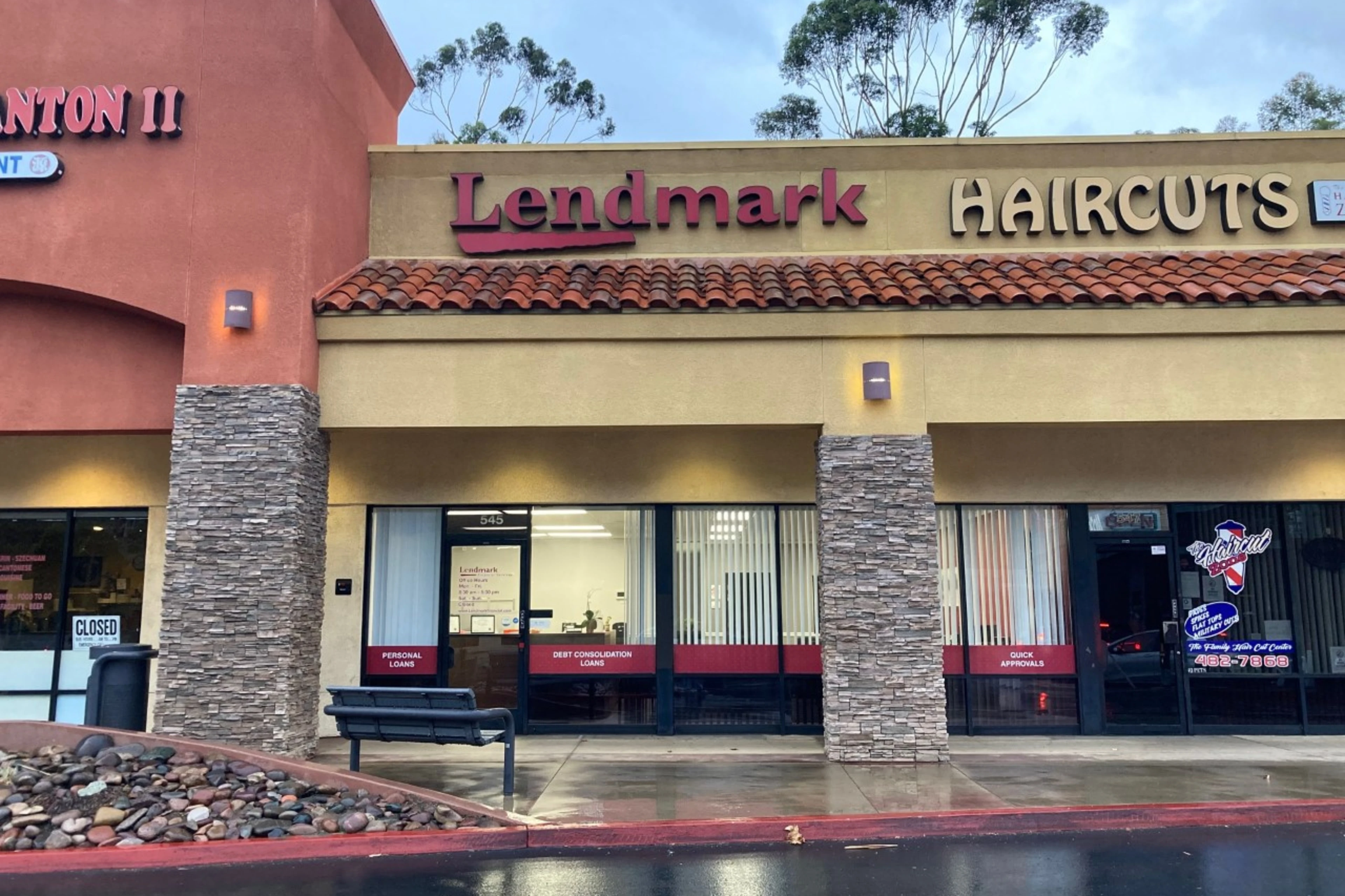 Exterior view of the branch location.