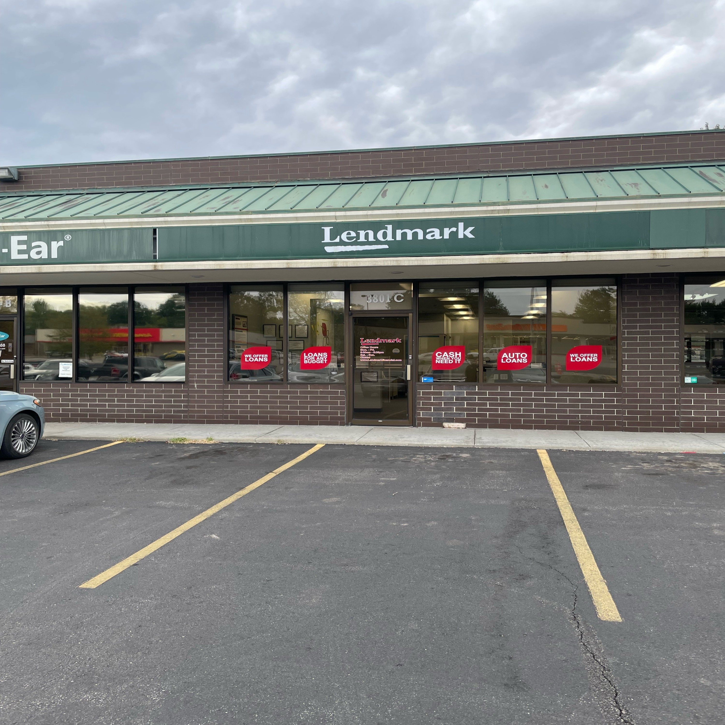 Exterior view of the branch location.