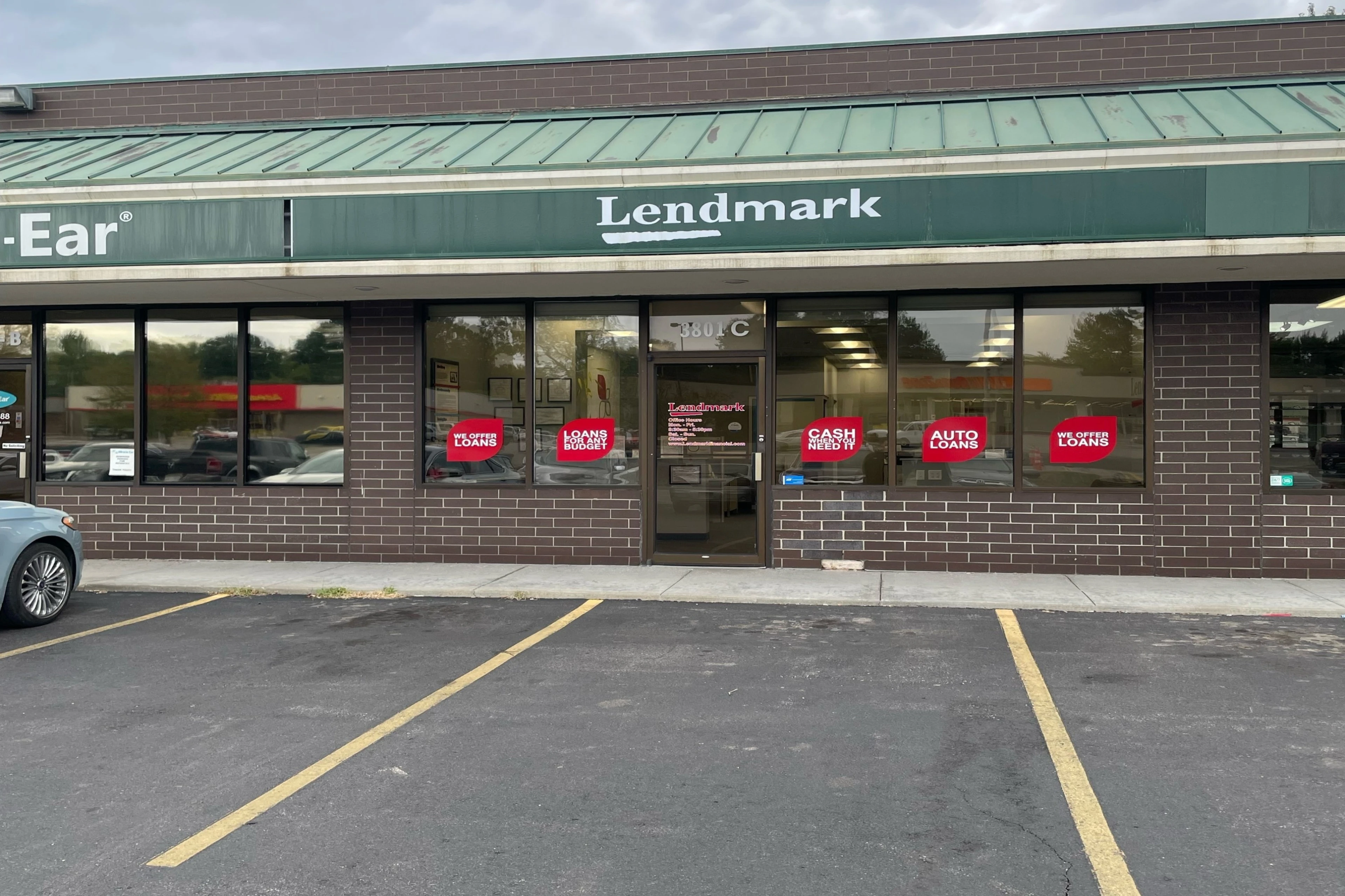 Exterior view of the branch location.
