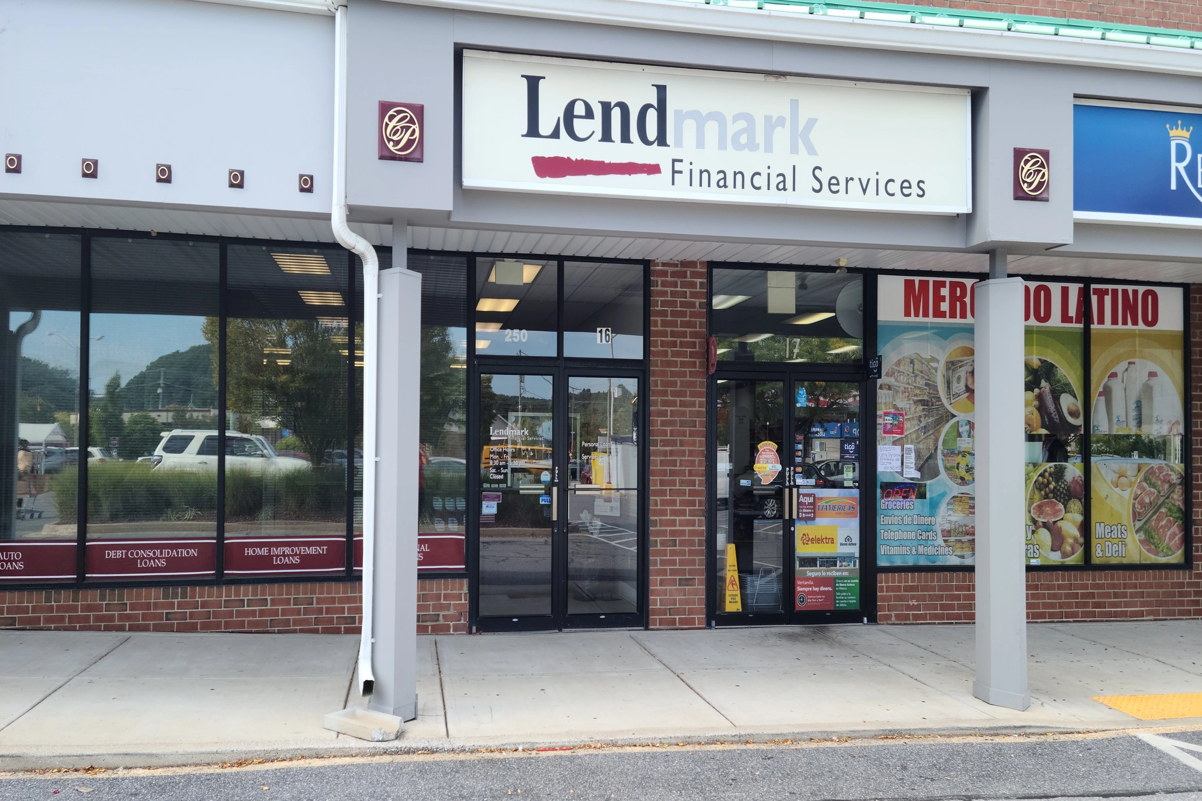 Exterior view of the branch location.