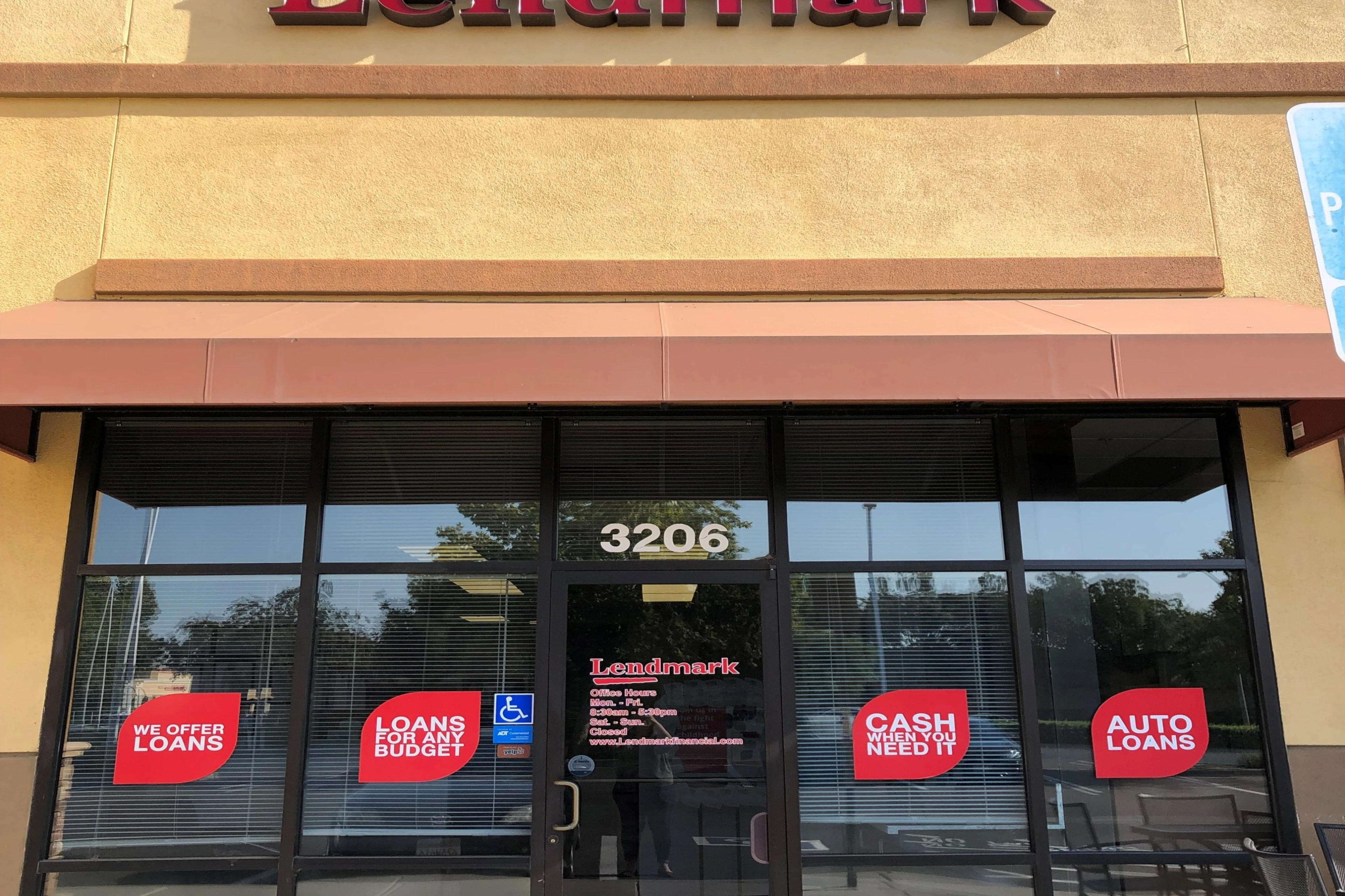 Exterior view of the branch location.