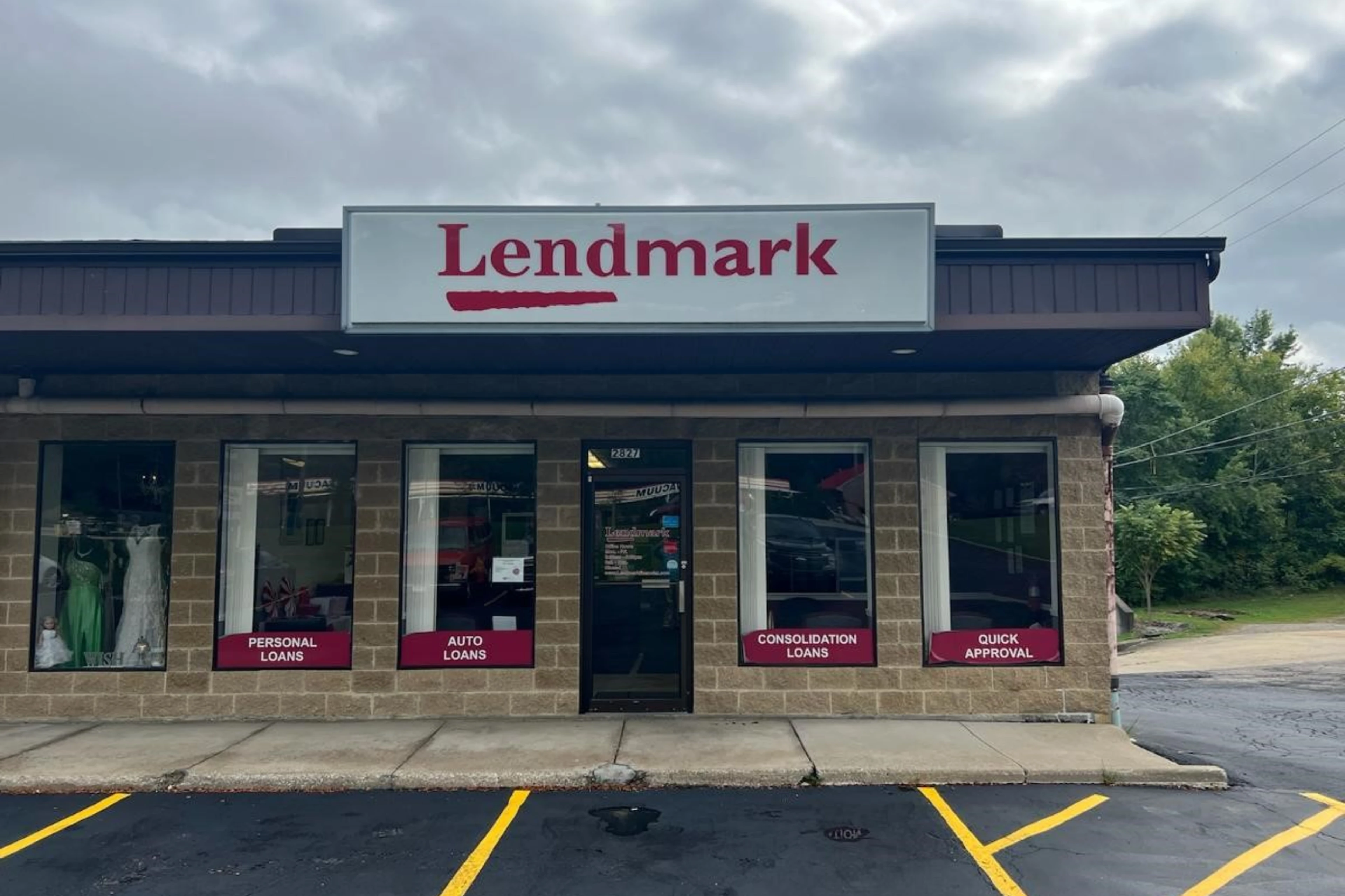 Exterior view of the branch location.