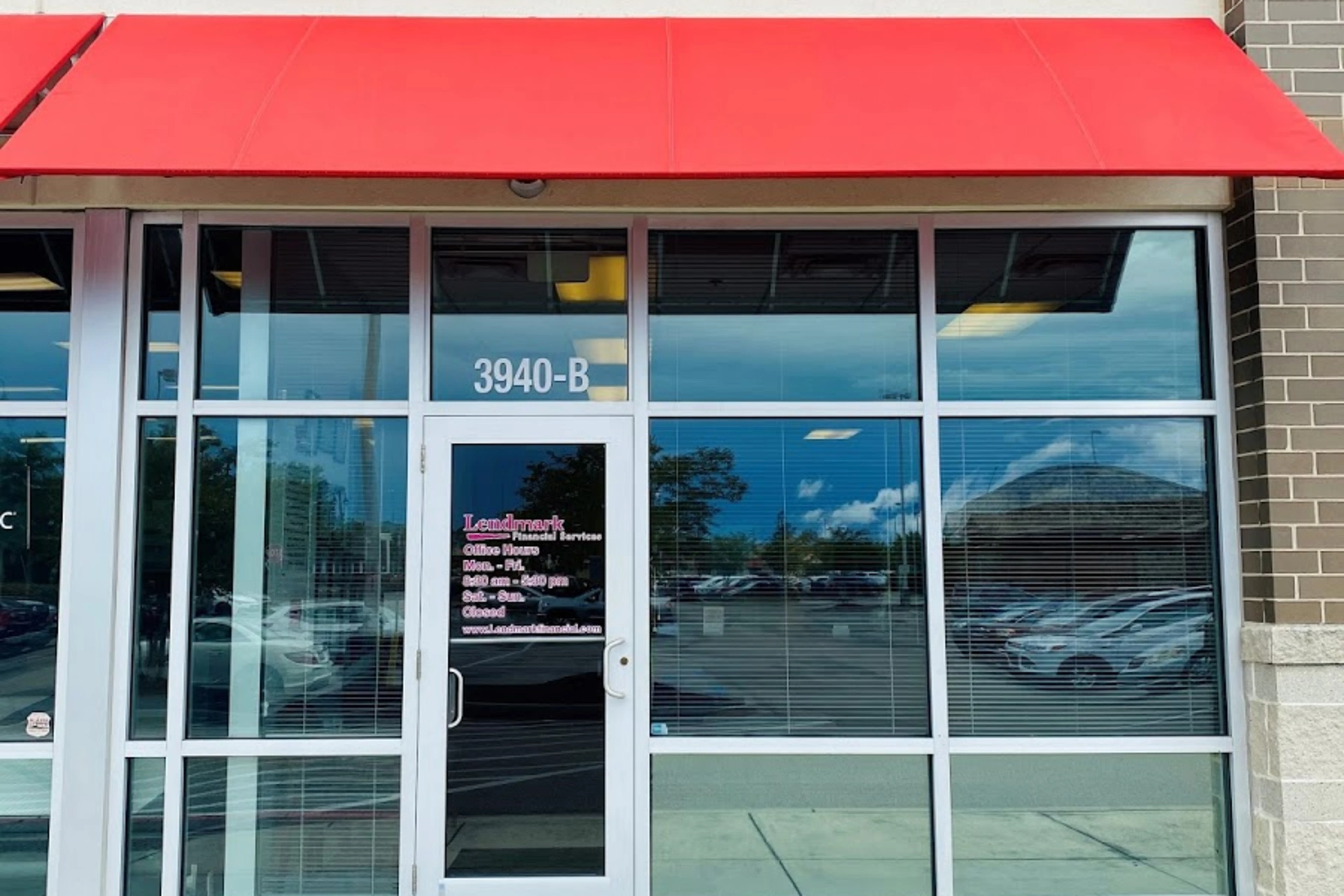 Exterior view of the branch location.