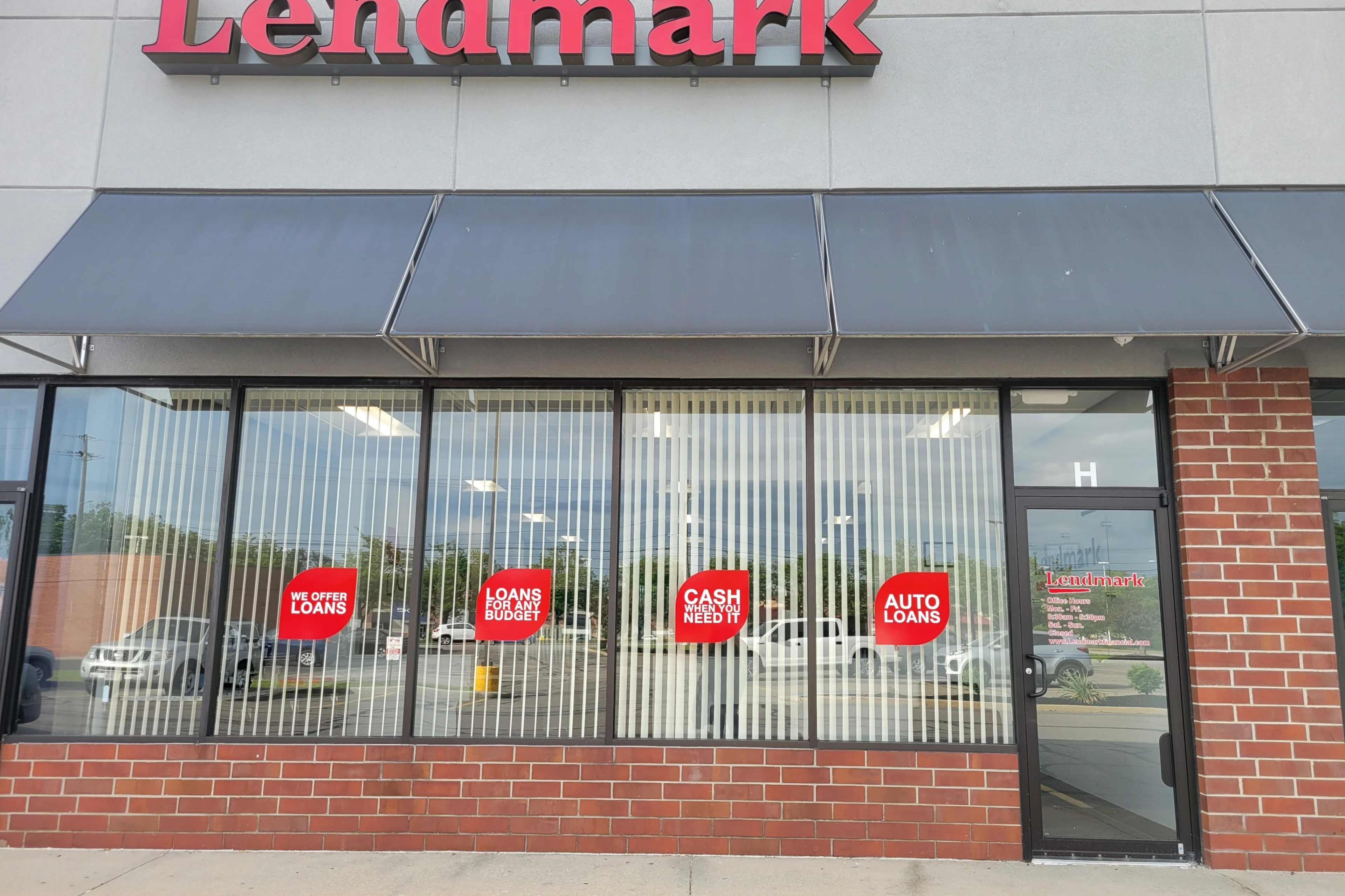 Exterior view of the branch location.