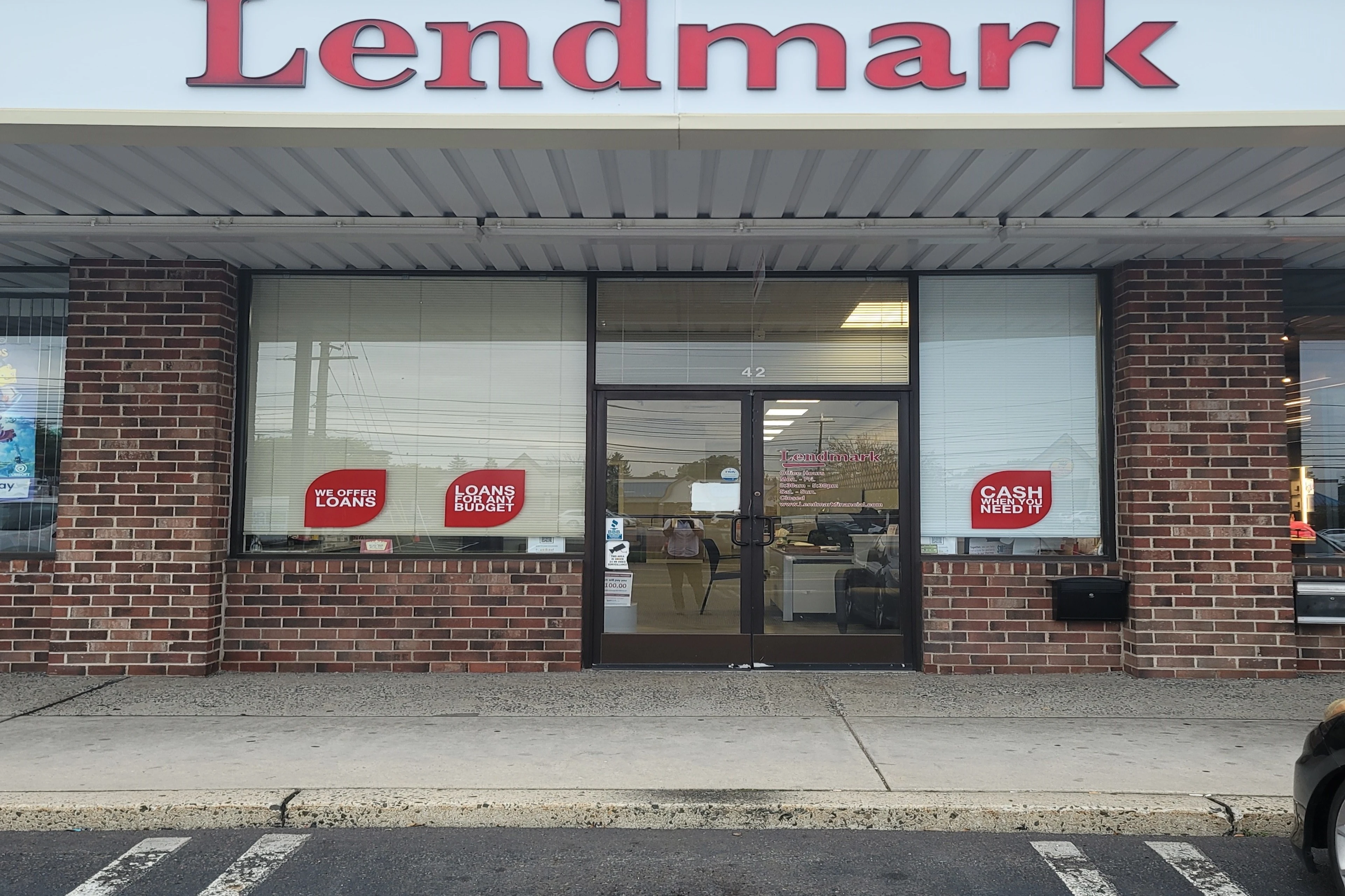 Exterior view of the branch location.