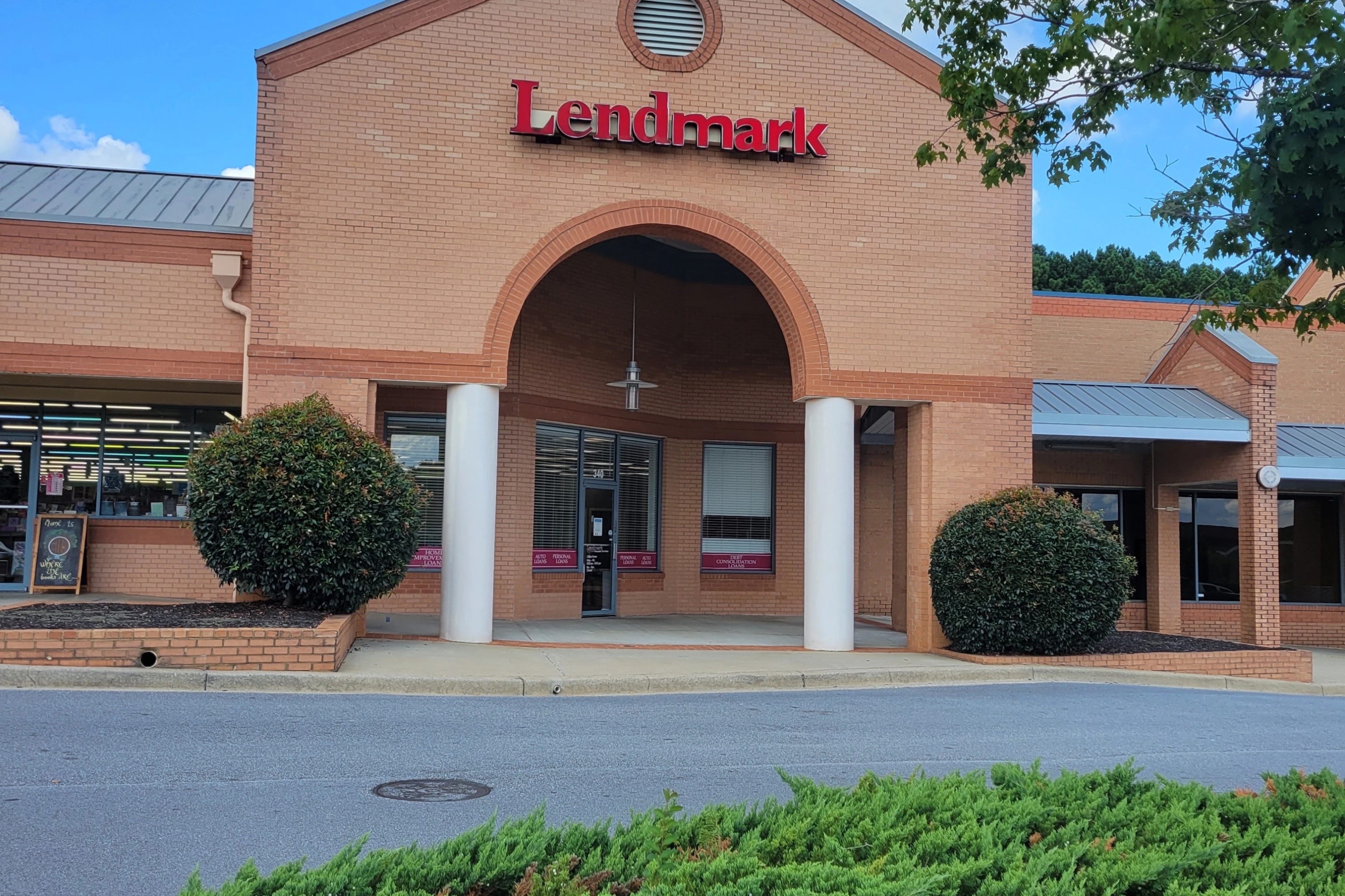 Exterior view of the branch location.
