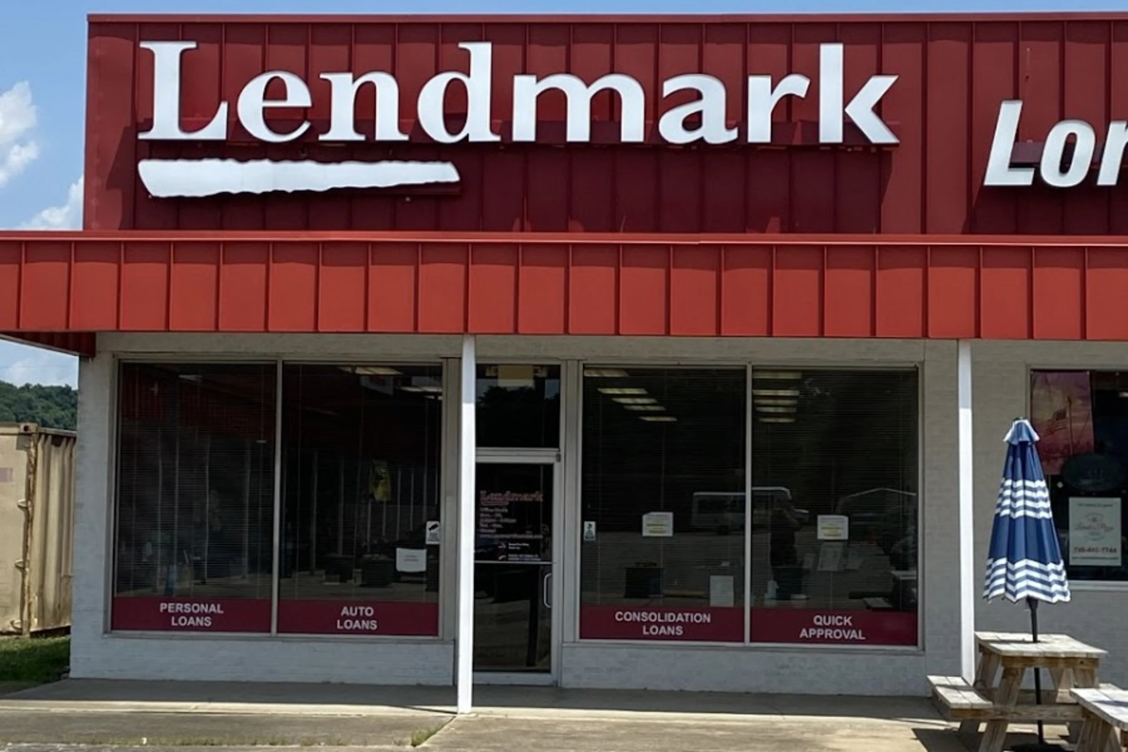 Exterior view of the branch location.