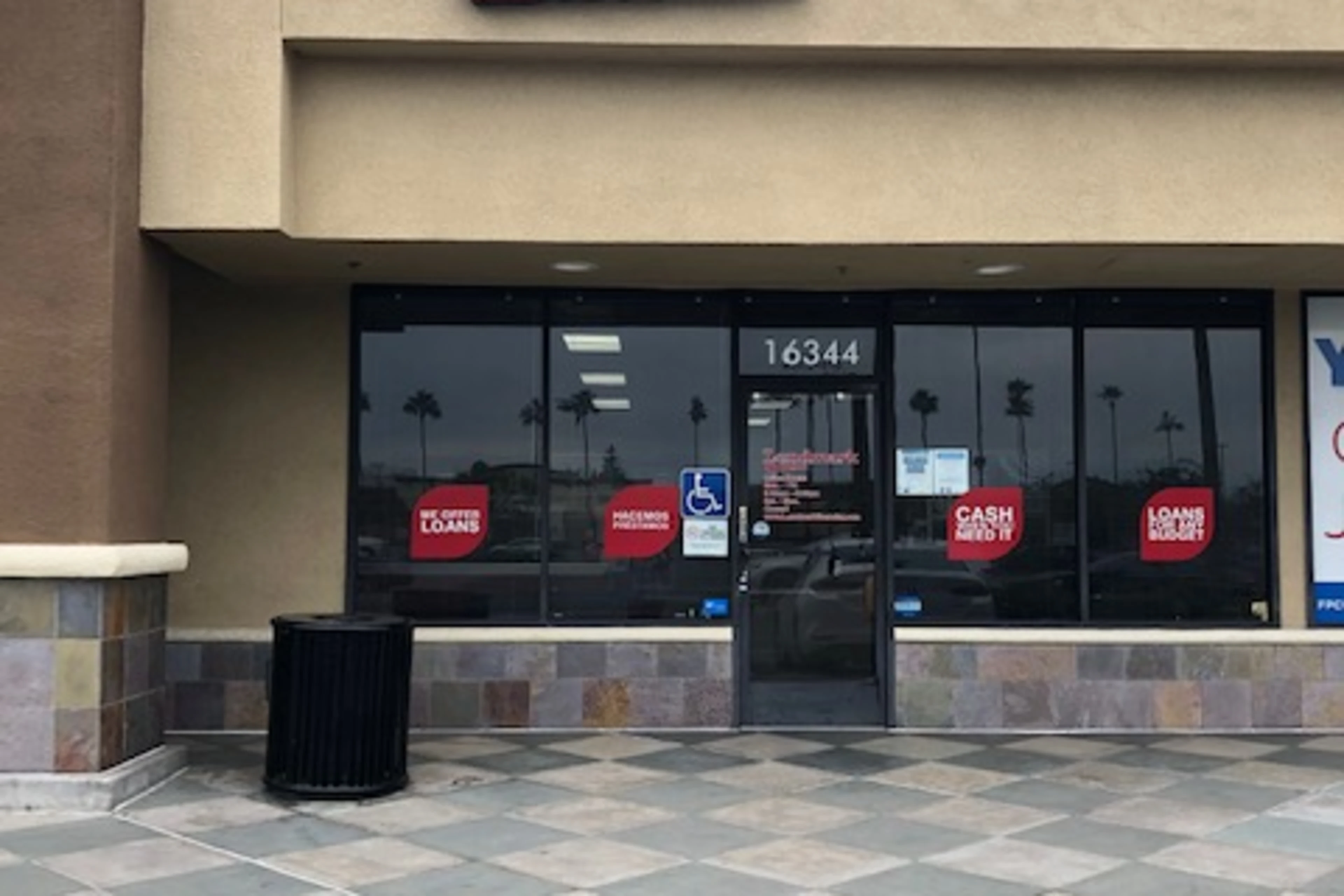 Exterior view of the branch location.