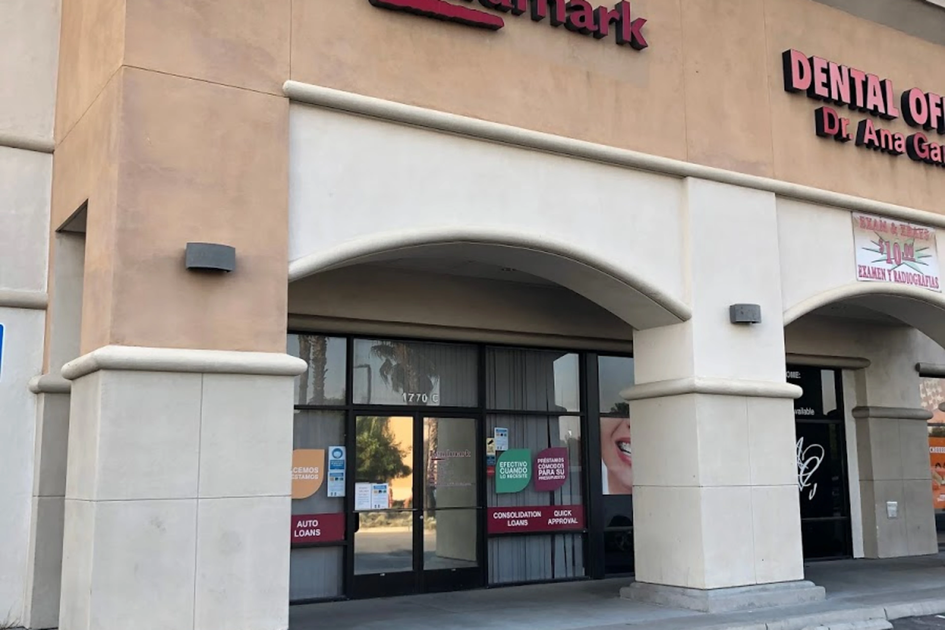 Exterior view of the branch location.