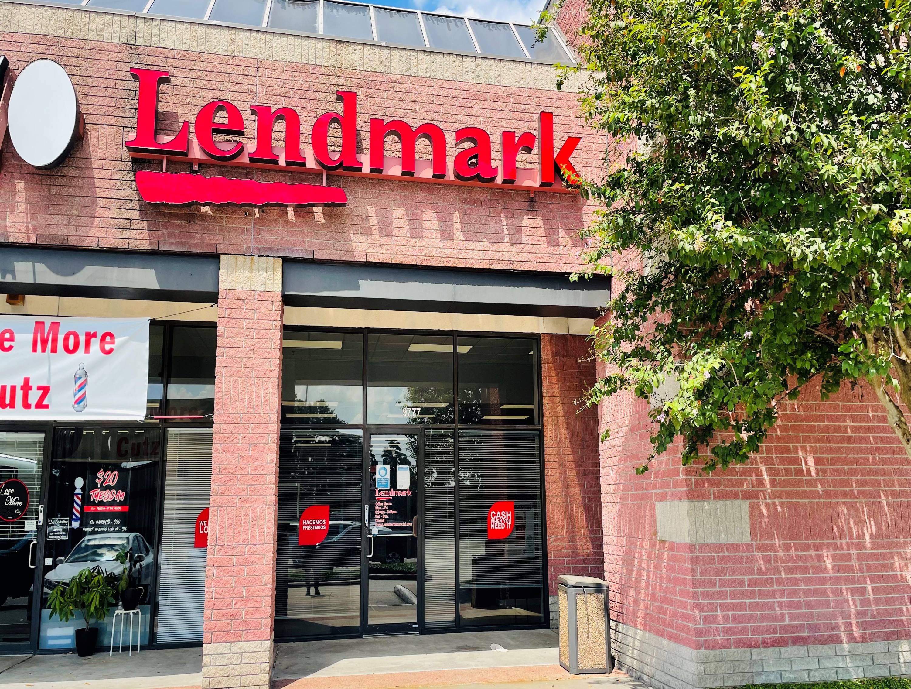 Exterior view of the branch location.