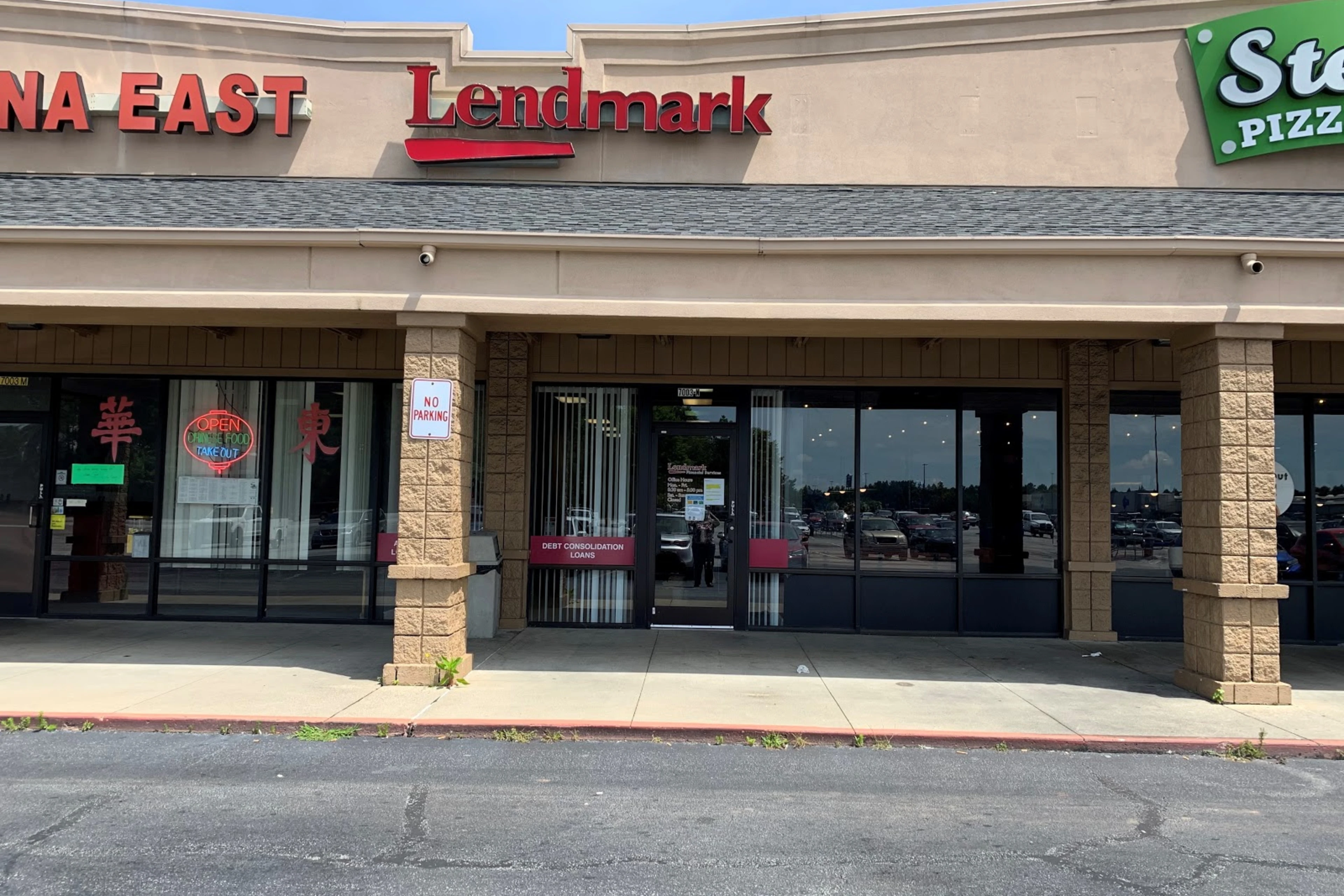 Exterior view of the branch location.
