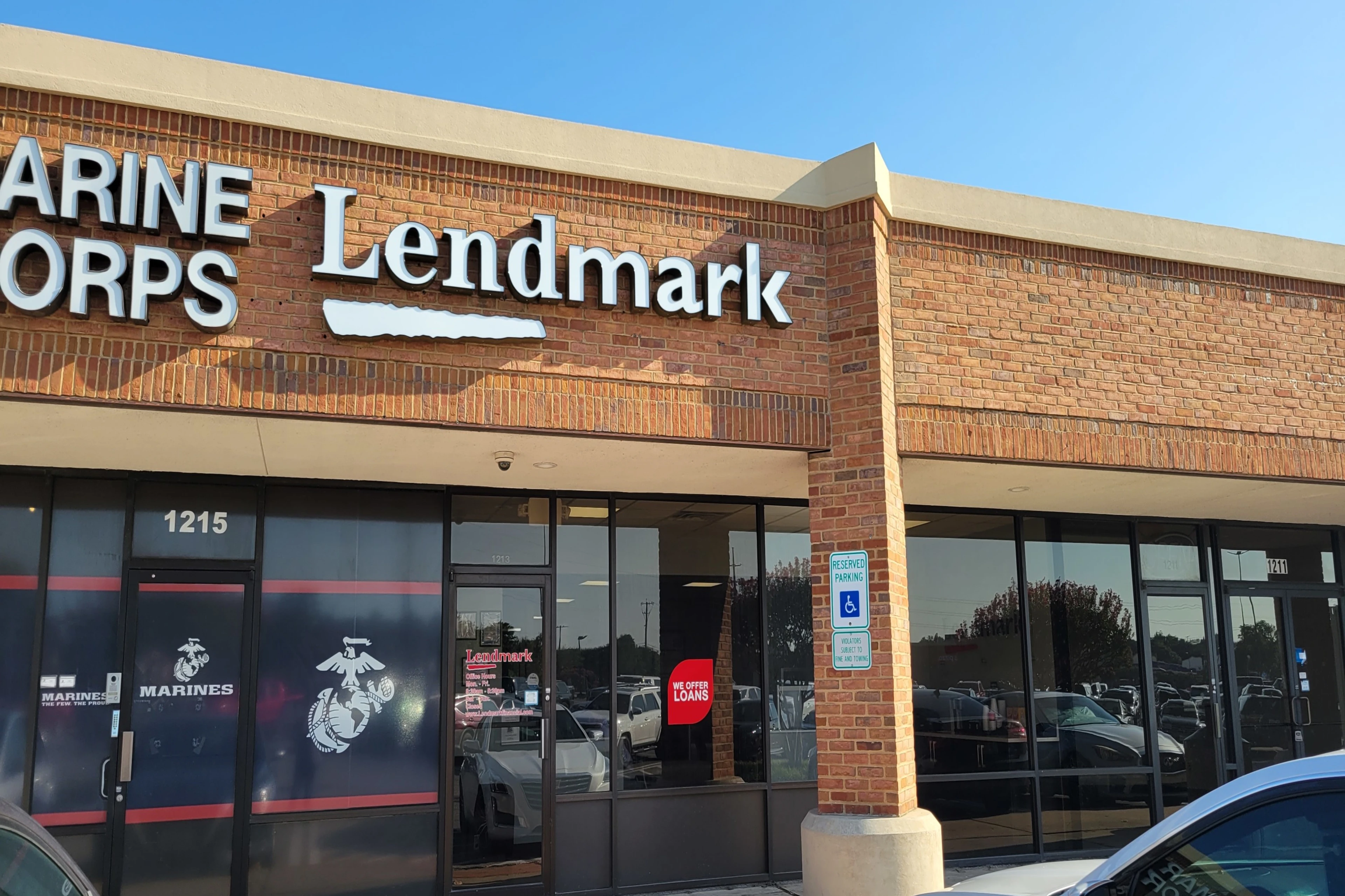 Exterior view of the branch location.