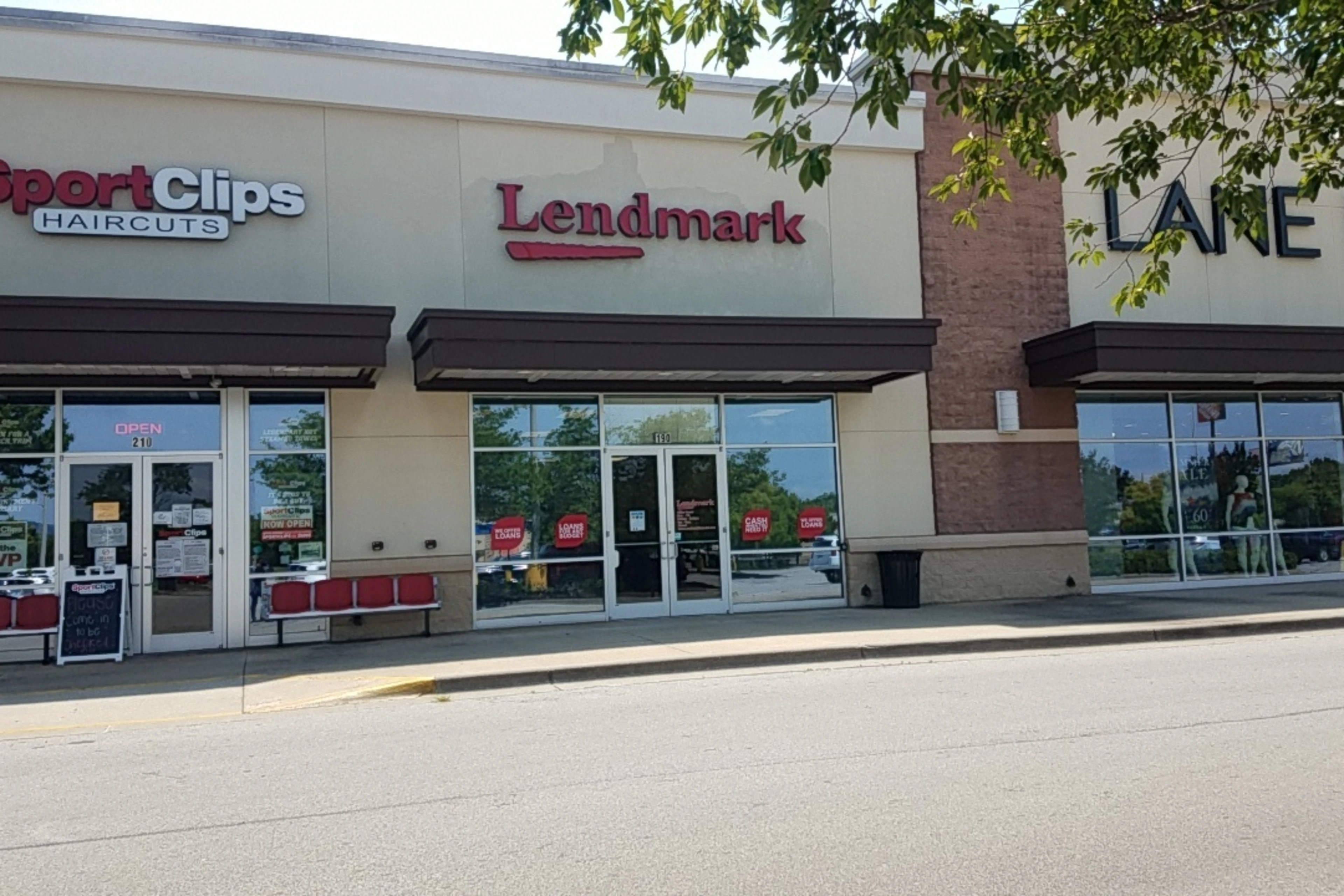 Exterior view of the branch location.