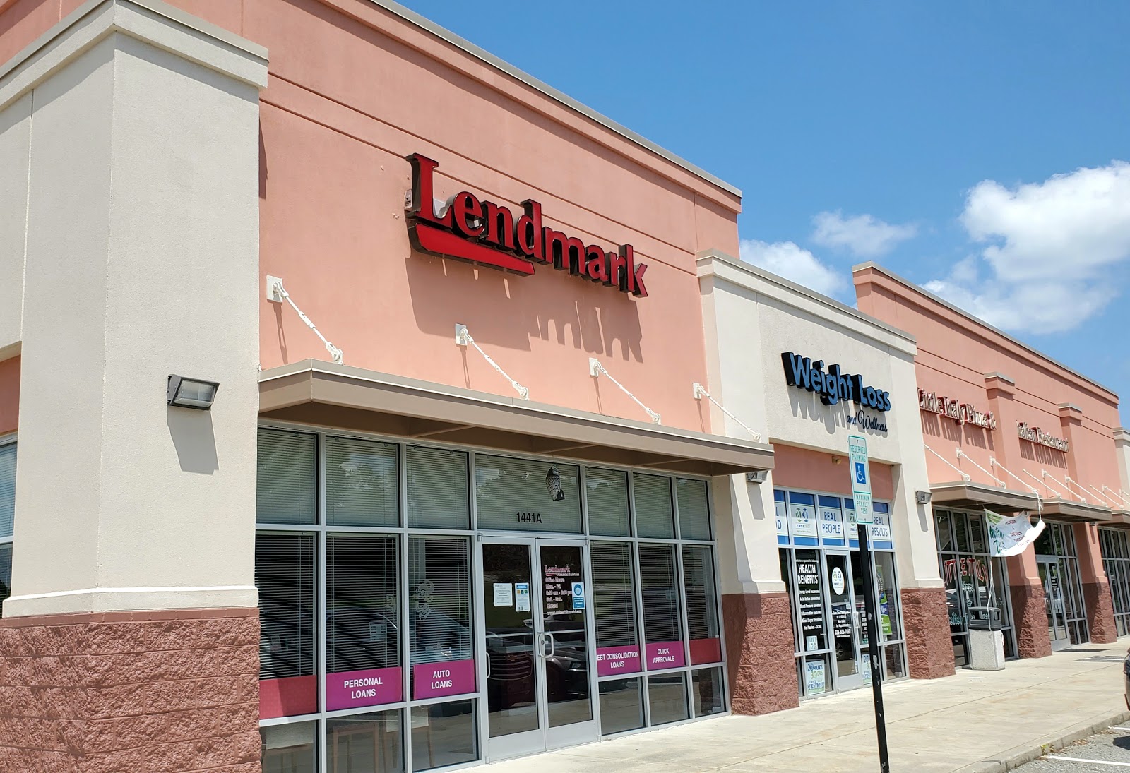 Exterior view of the branch location.