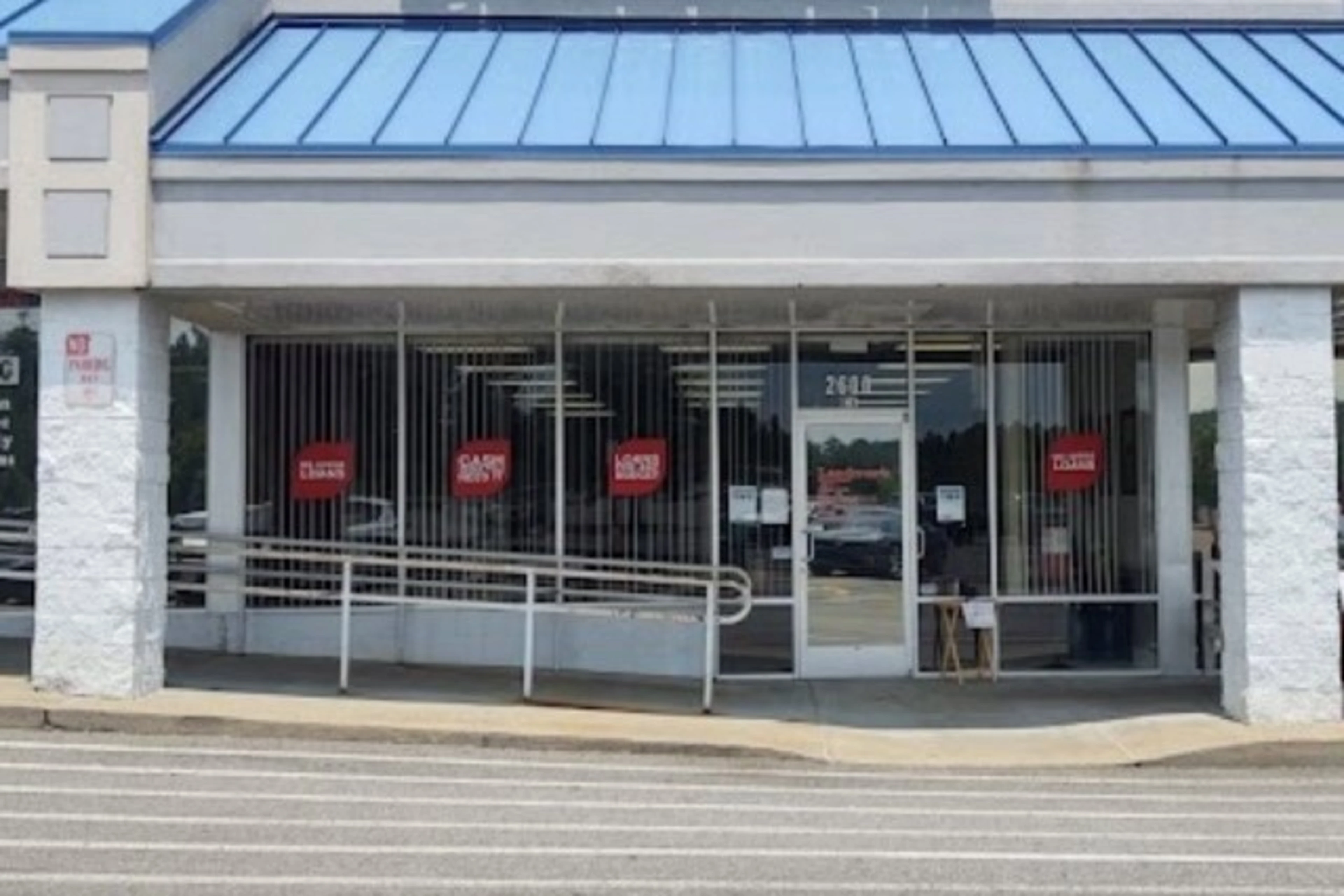 Exterior view of the branch location.