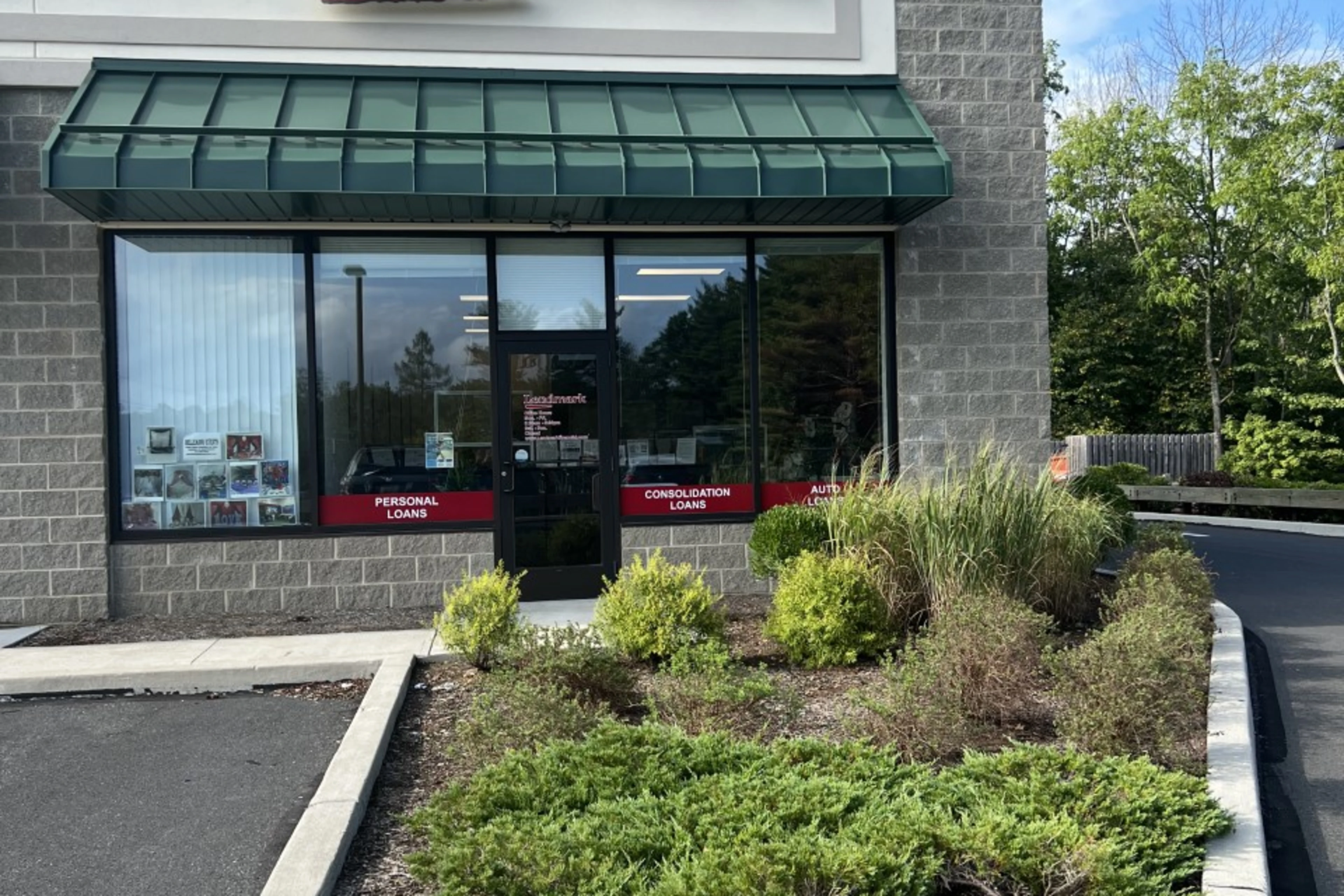 Exterior view of the branch location.