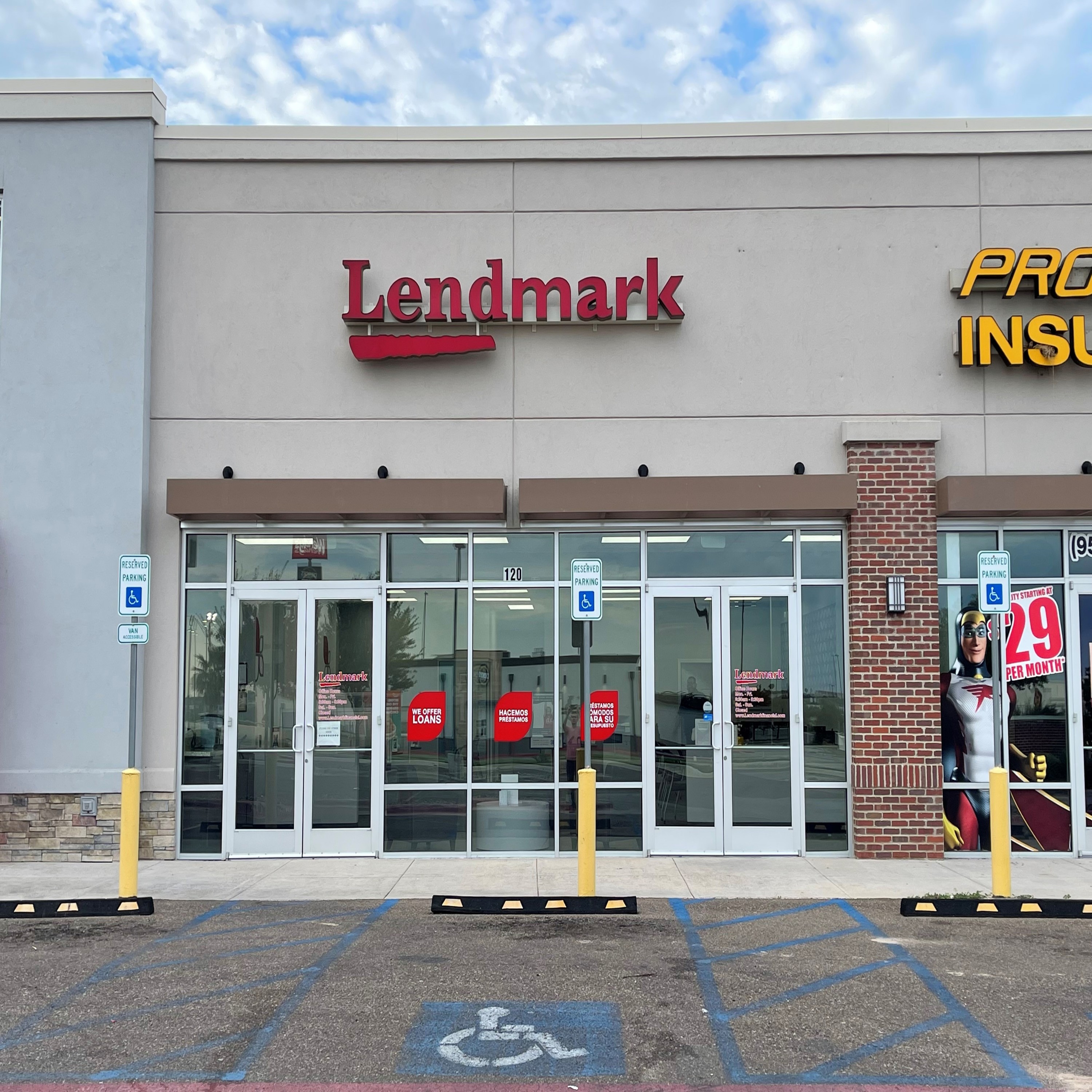 Exterior view of the branch location.