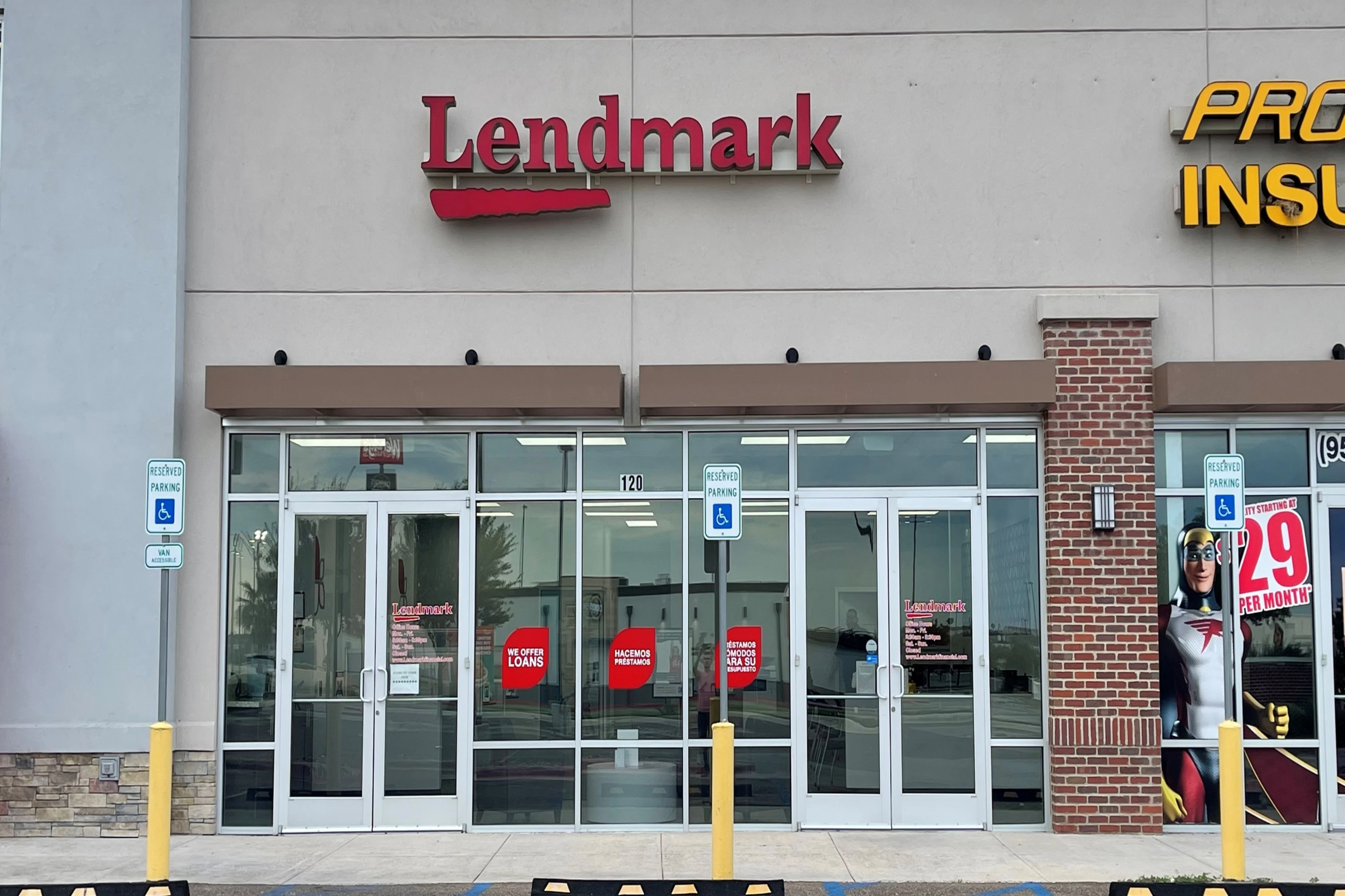 Exterior view of the branch location.