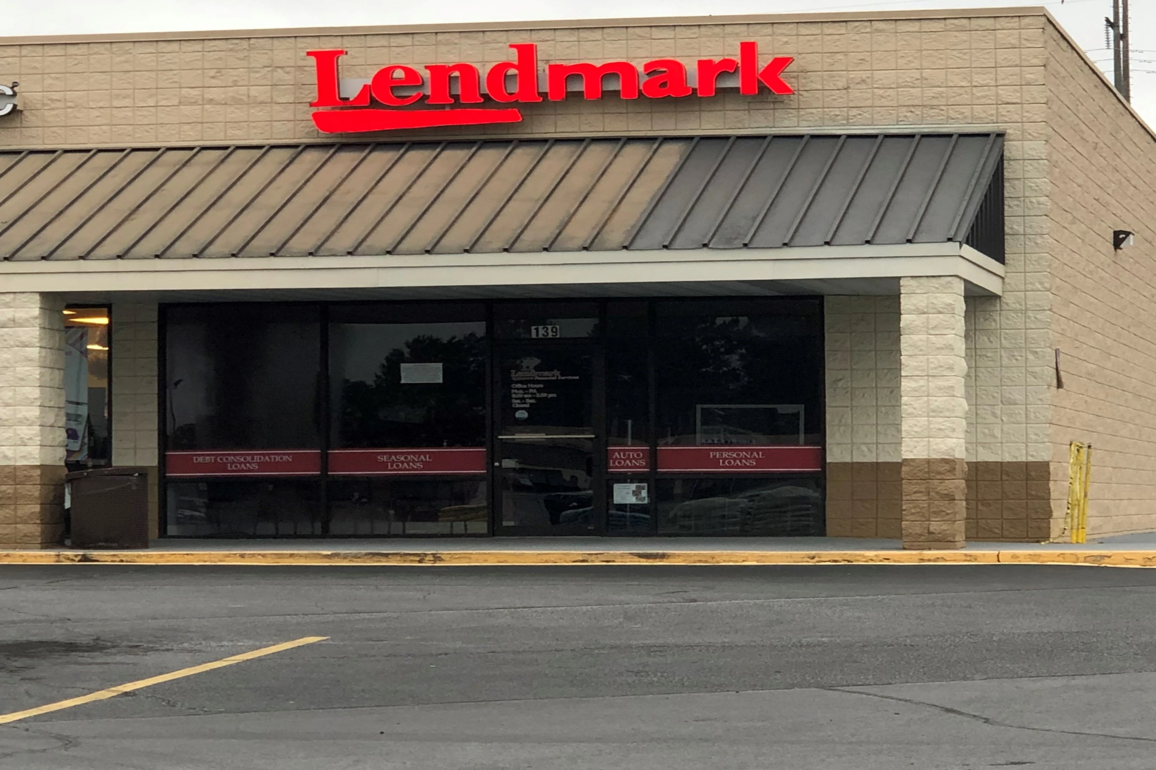 Exterior view of the branch location.