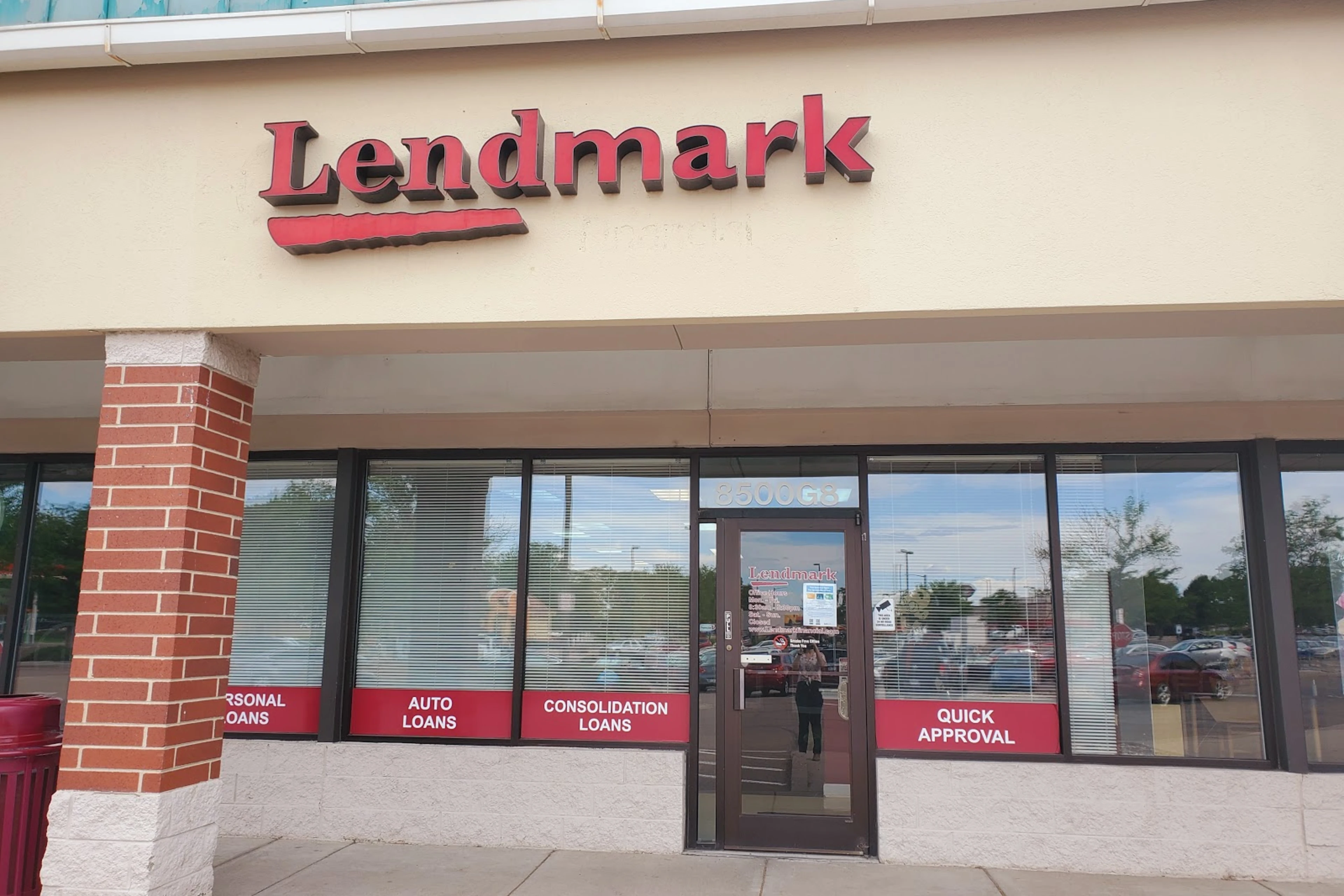 Exterior view of the branch location.
