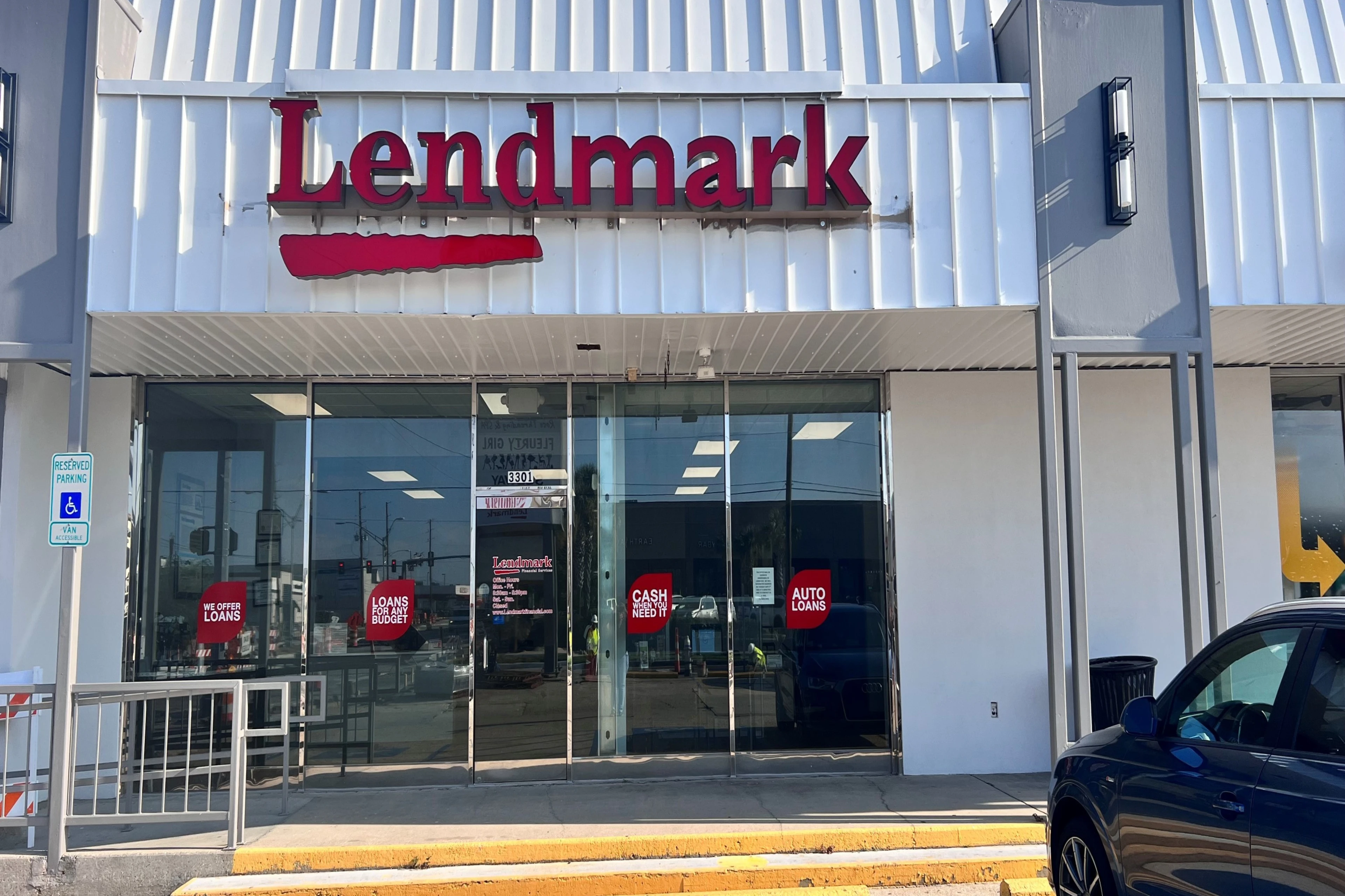 Exterior view of the branch location.