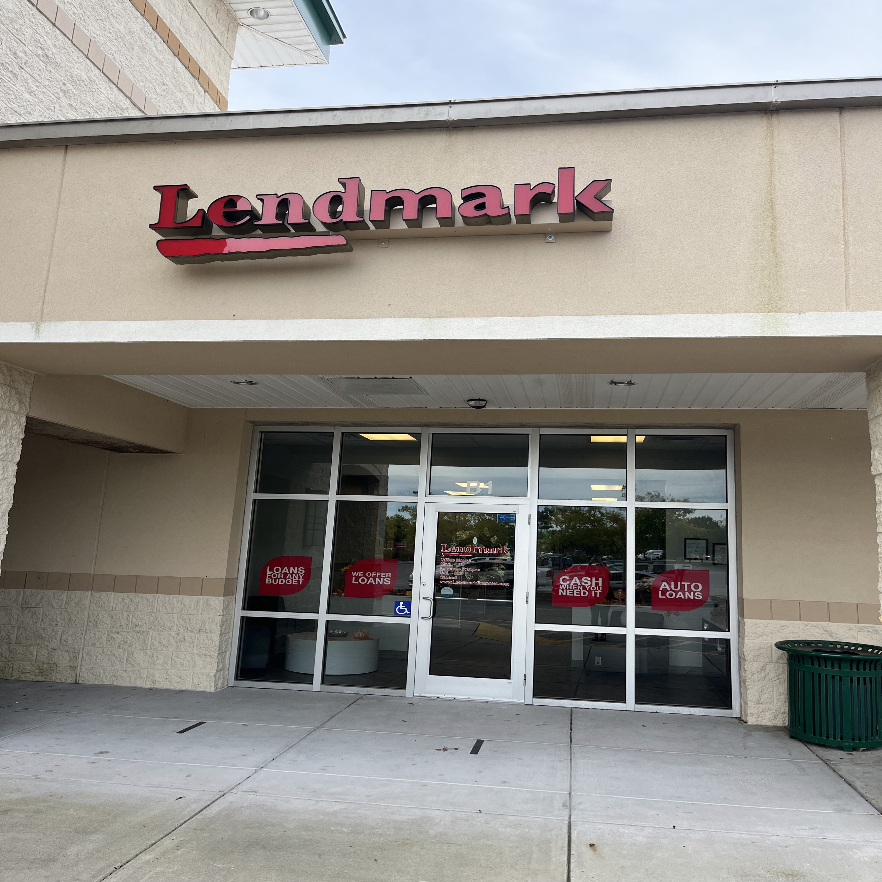 Exterior view of the branch location.
