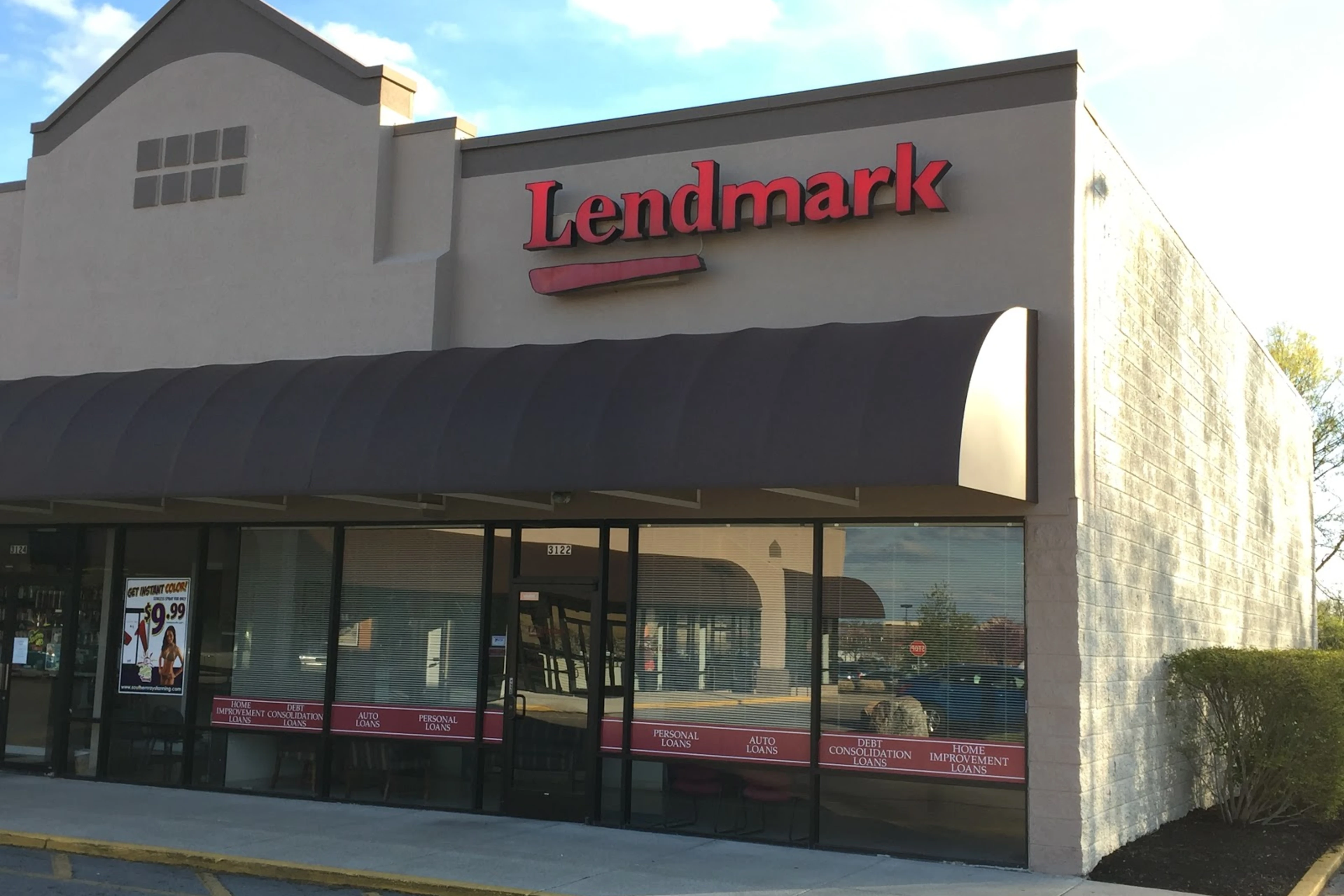 Exterior view of the branch location.