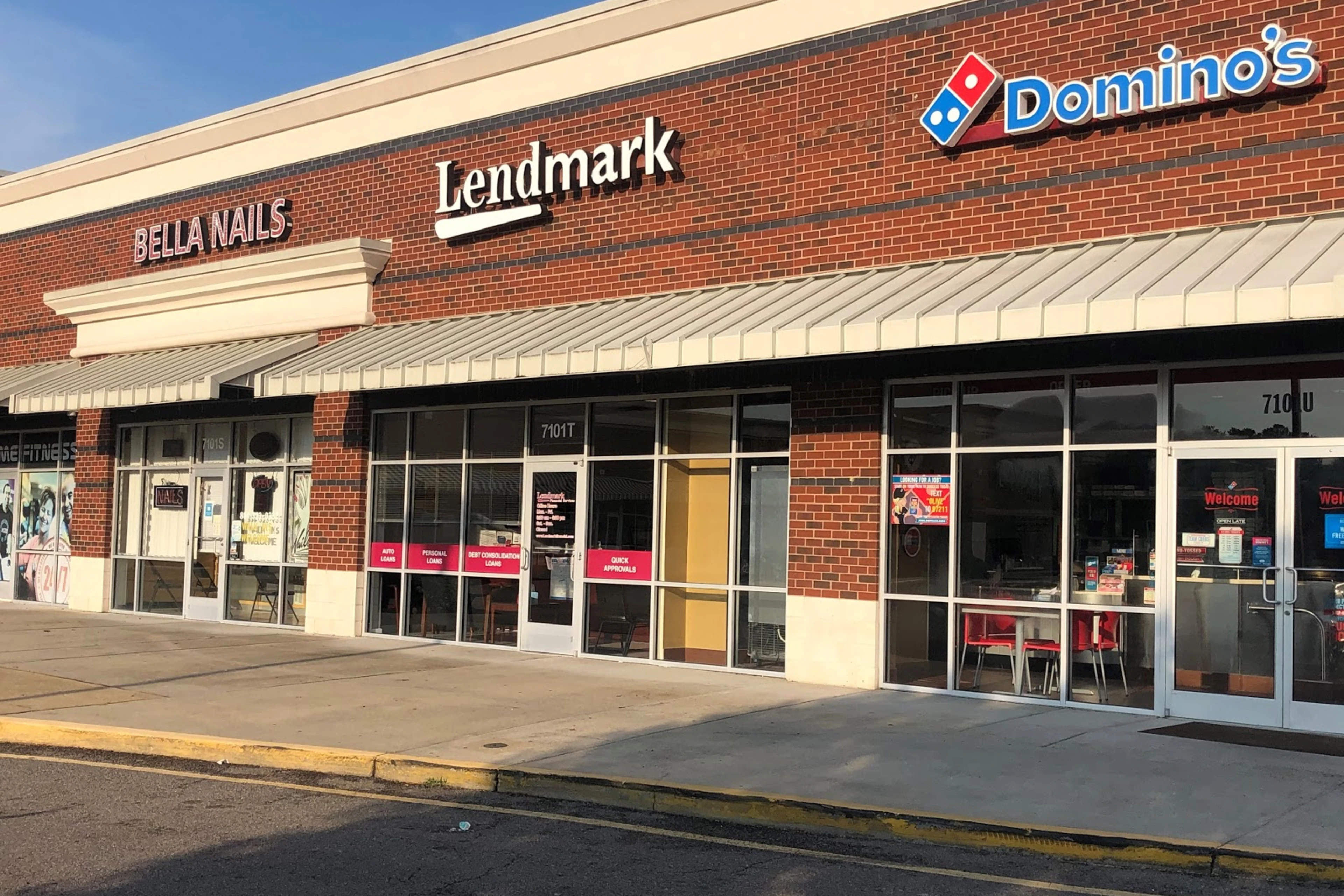 Exterior view of the branch location.