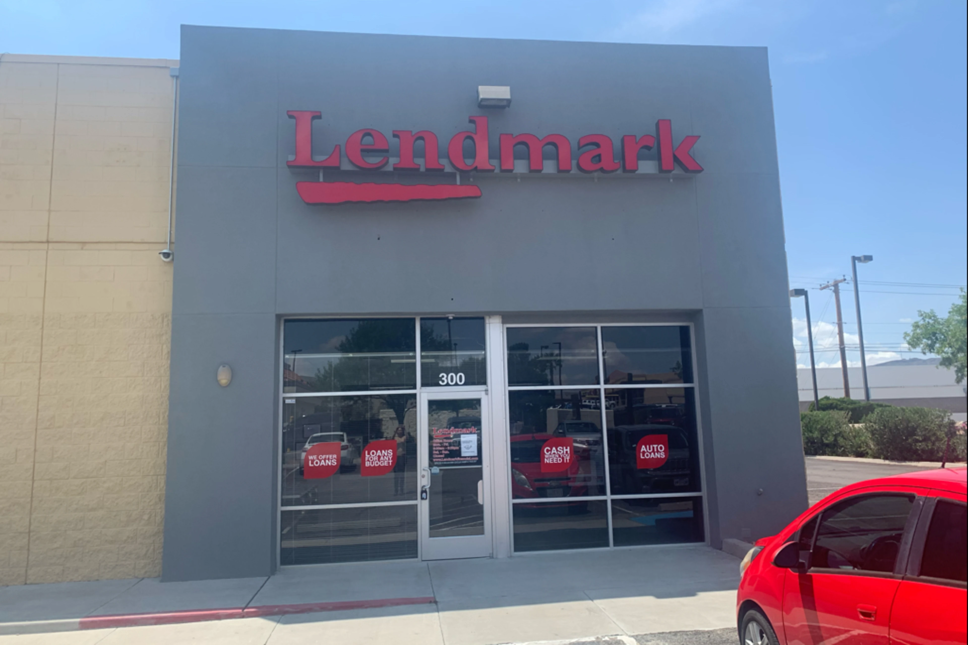 Exterior view of the branch location.
