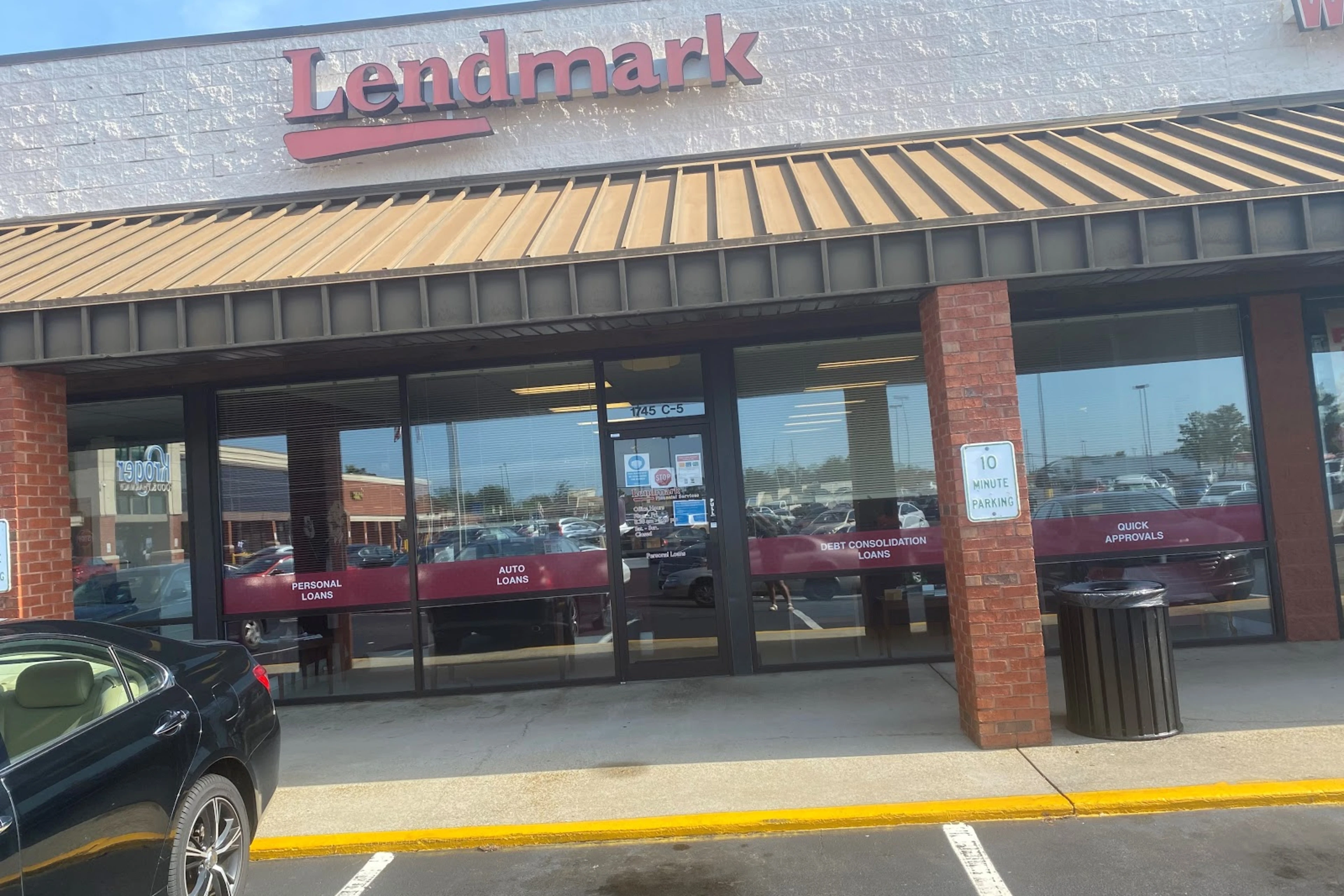 Exterior view of the branch location.