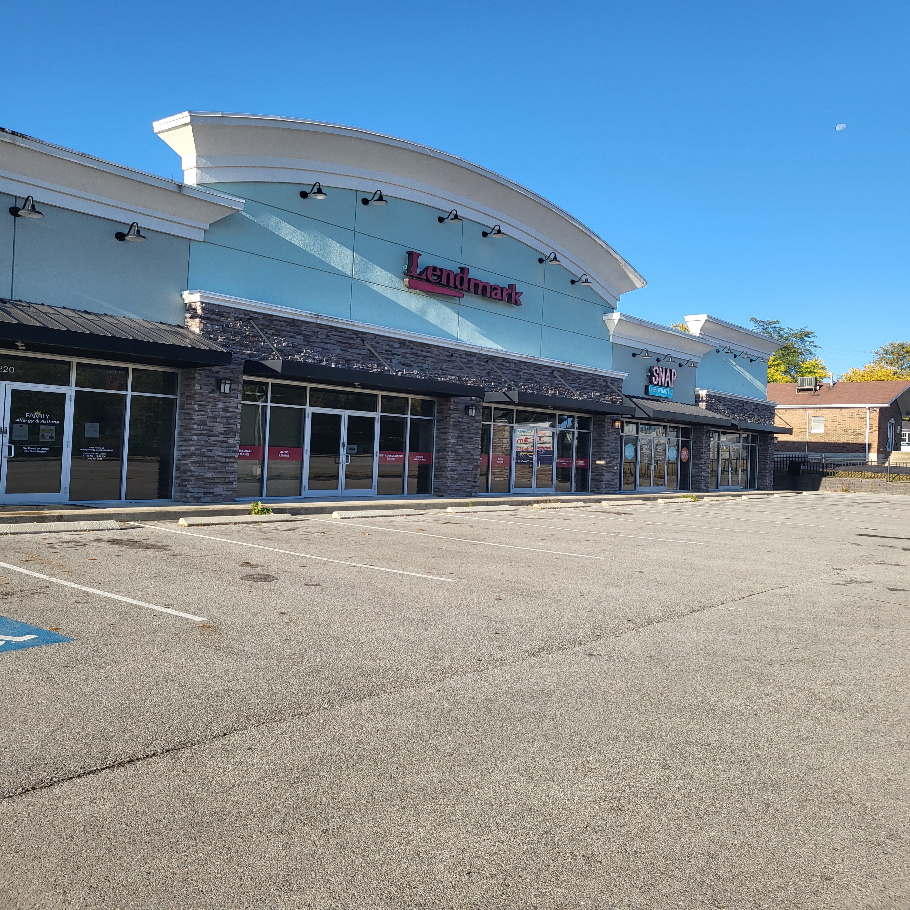 Exterior view of the branch location.