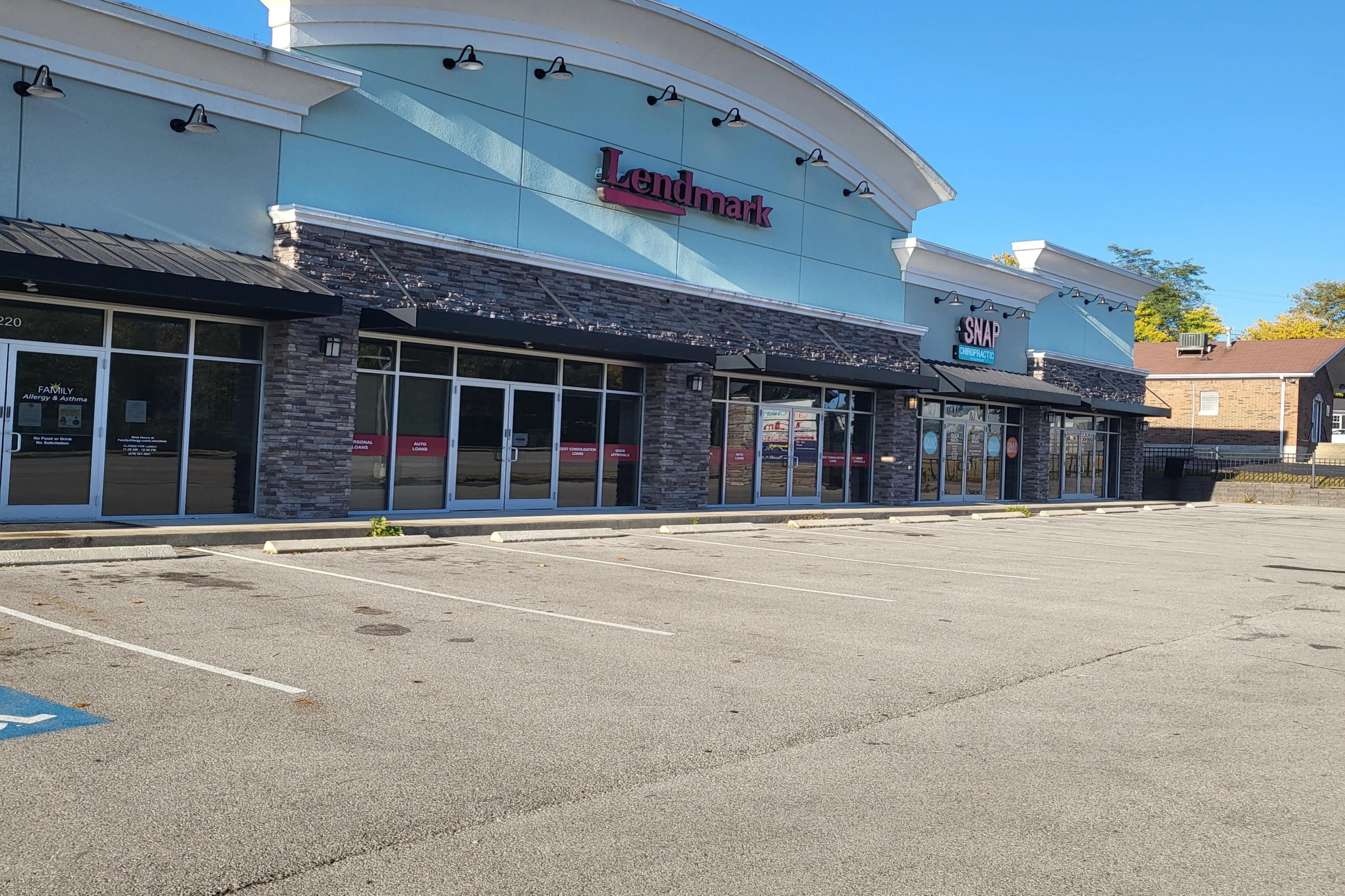 Exterior view of the branch location.