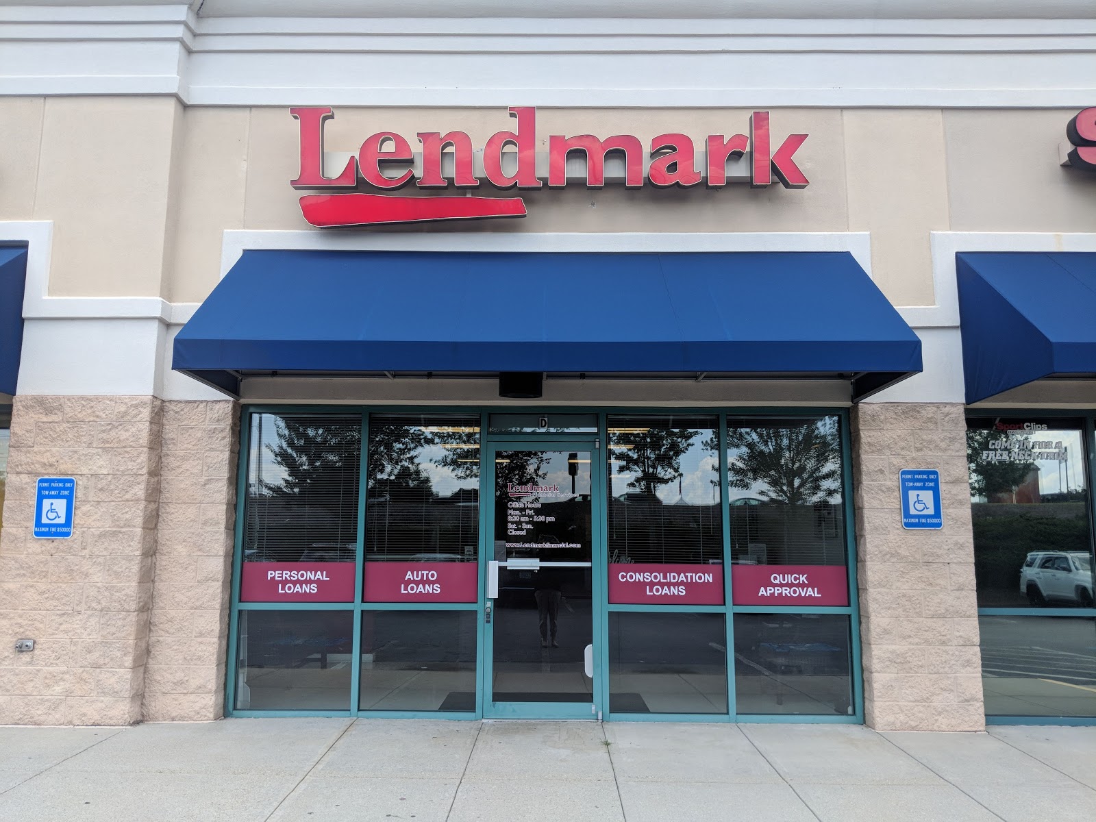 Exterior view of the branch location.