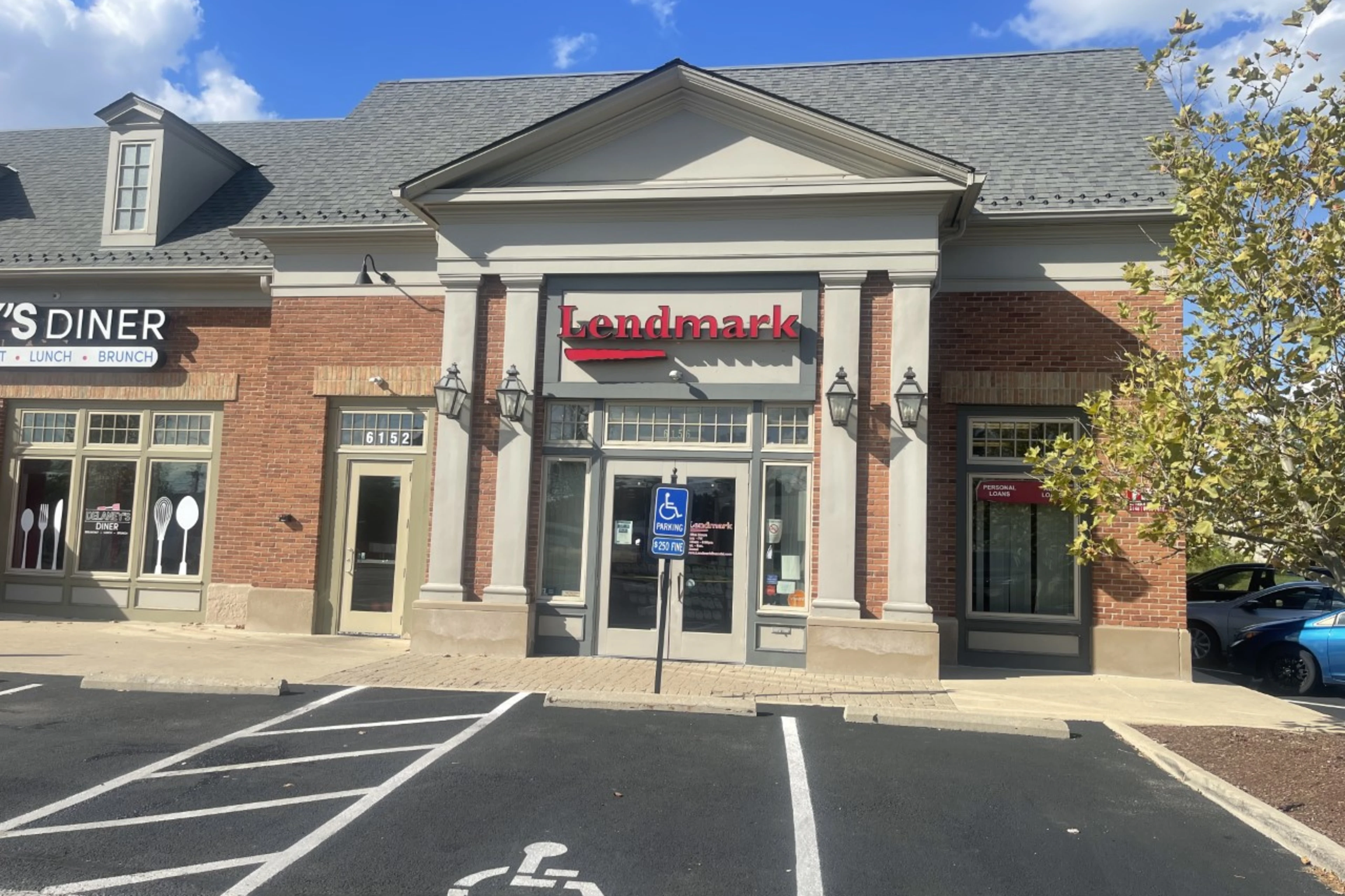 Exterior view of the branch location.