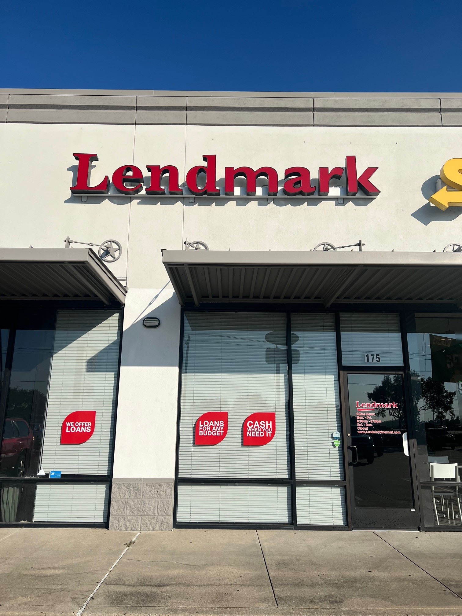 Exterior view of the branch location.