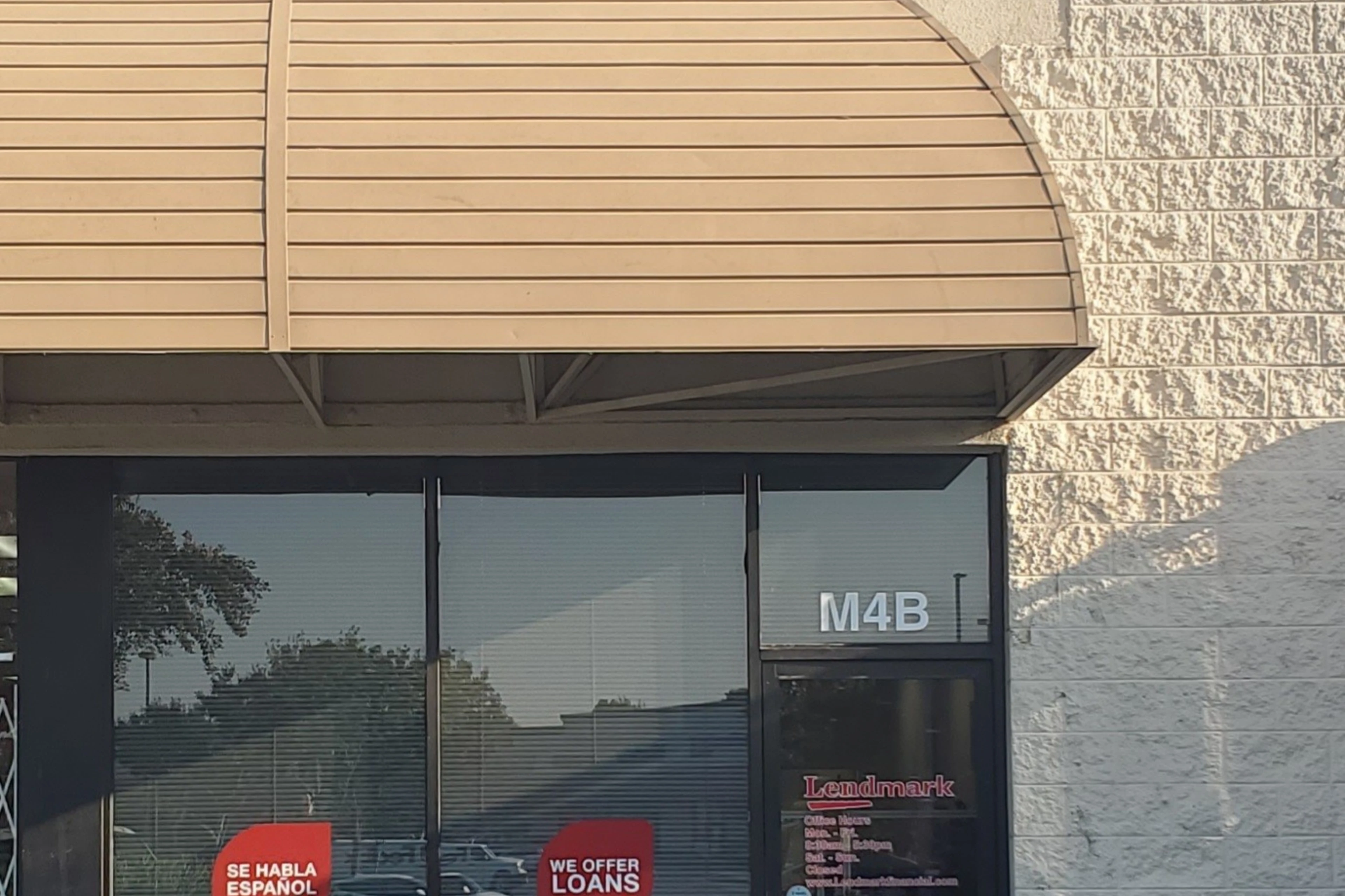 Exterior view of the branch location.