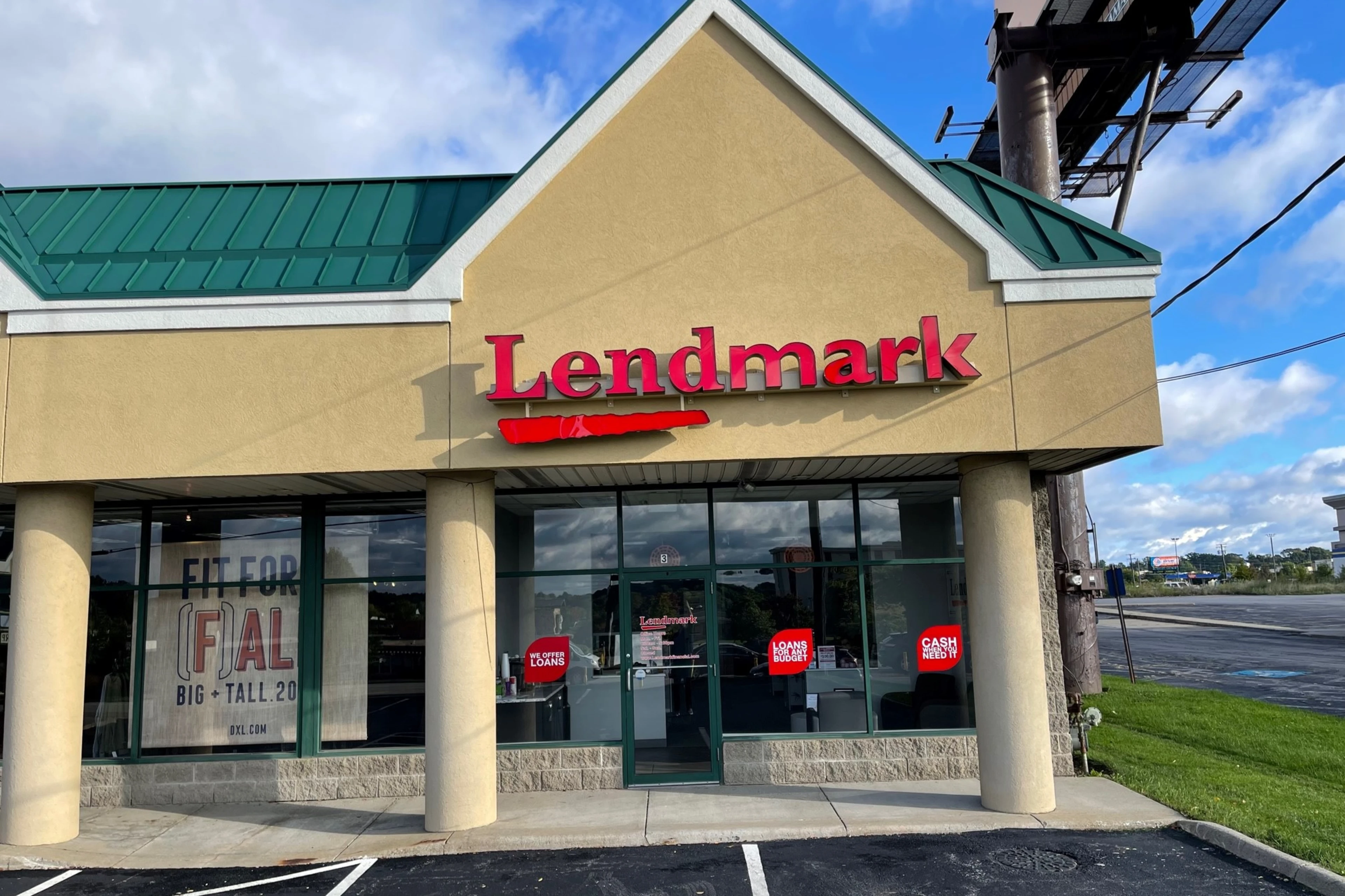 Exterior view of the branch location.