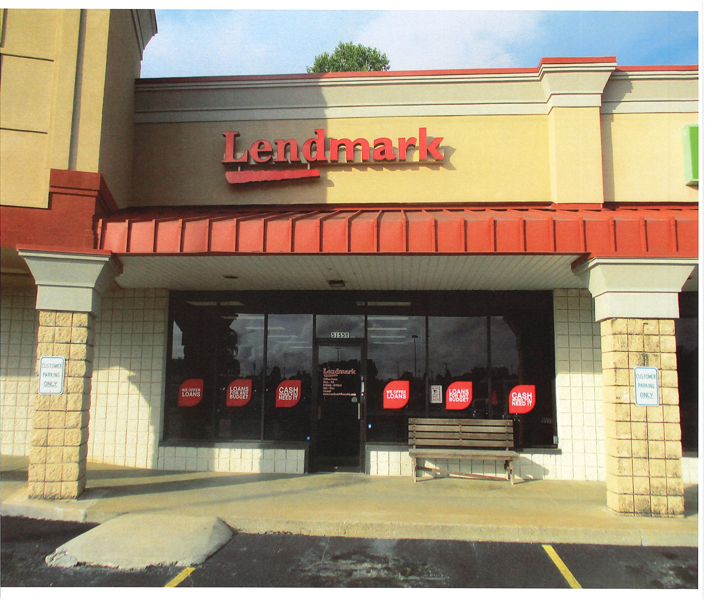Exterior view of the branch location.